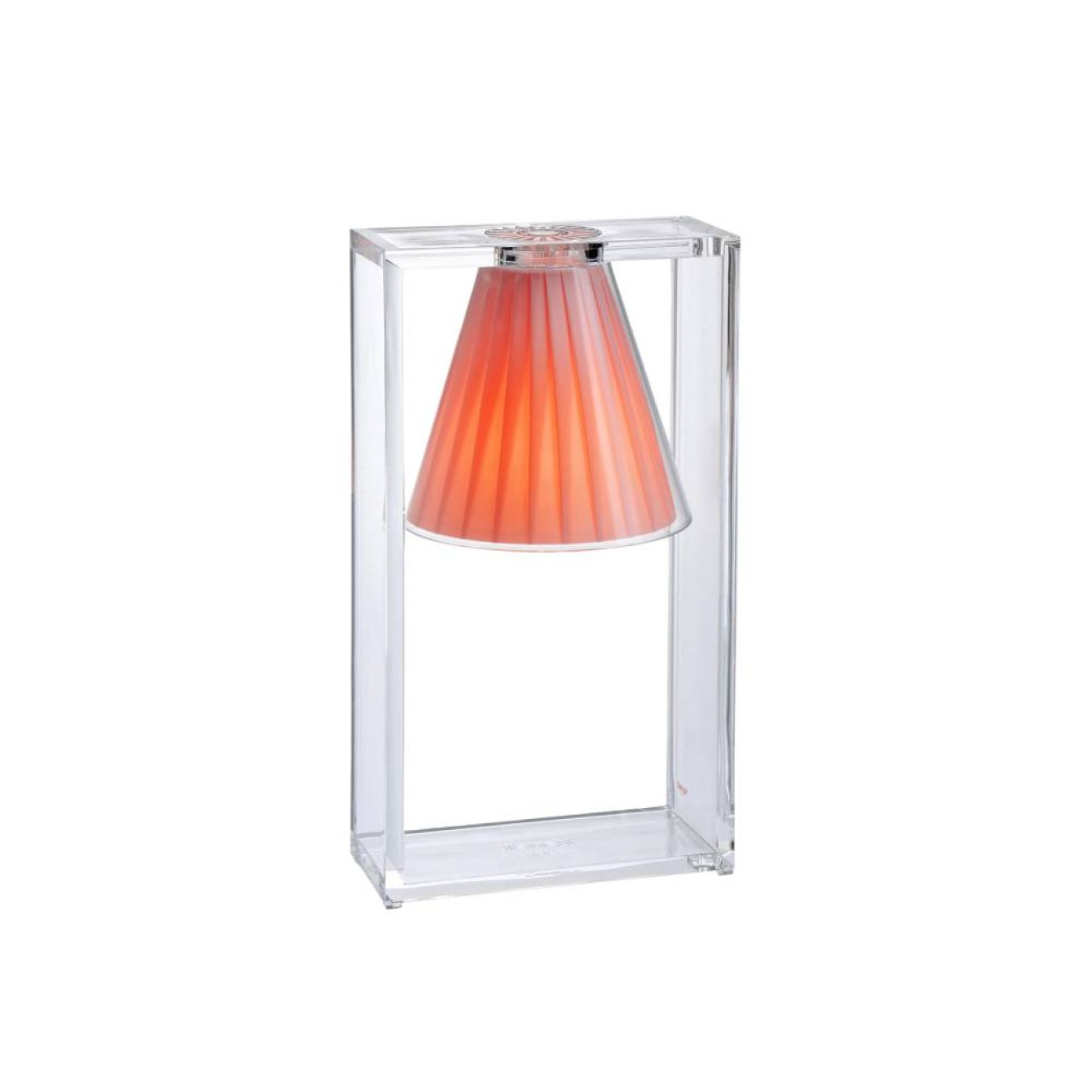 Kartell Λάμπα crystal/pink 17x32εκ. σειρά Light-Air
 Επιτραπέζια