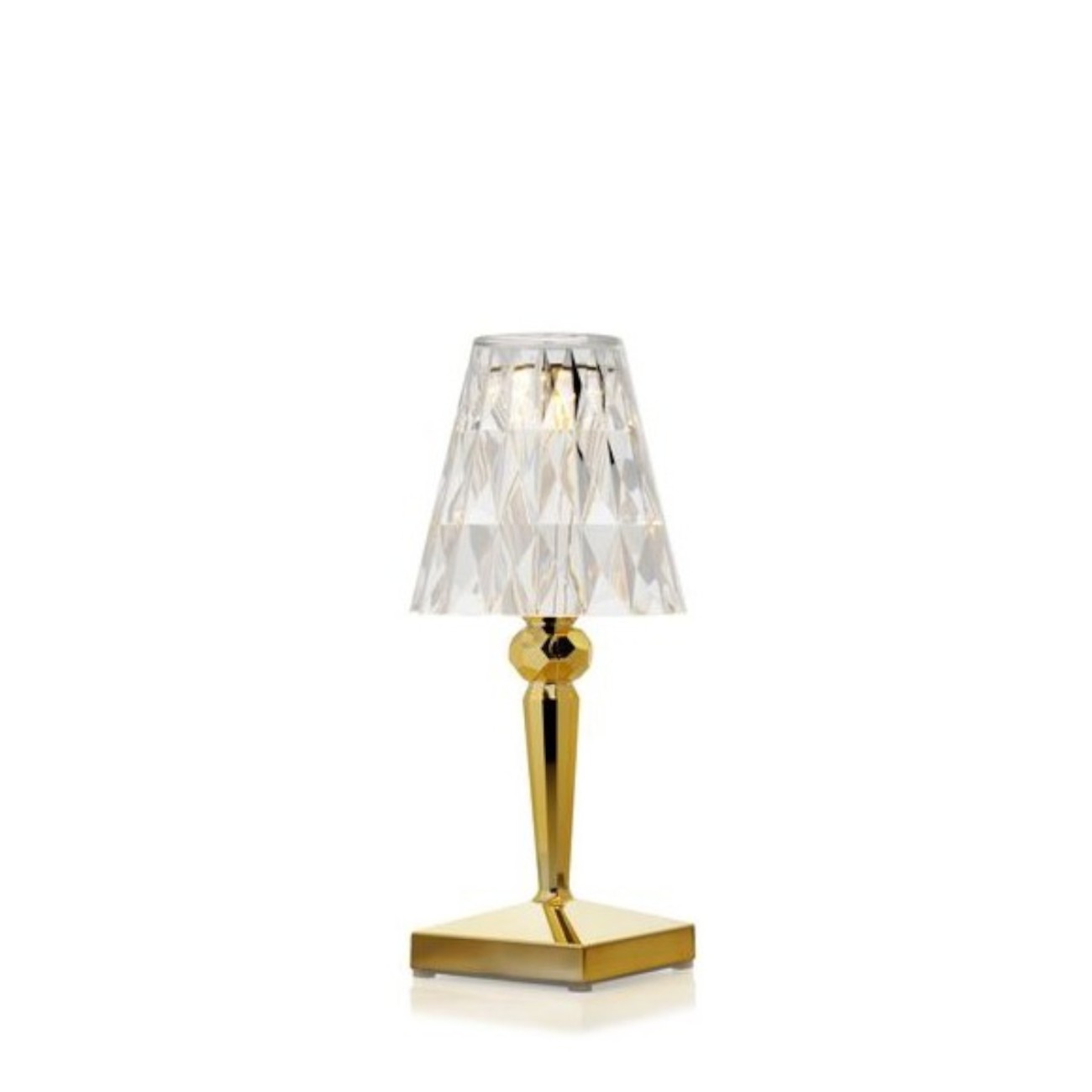 Kartell Λάμπα χρυσή 26cm σειρά Battery Φωτιστικά Εξωτερικού Χώρου