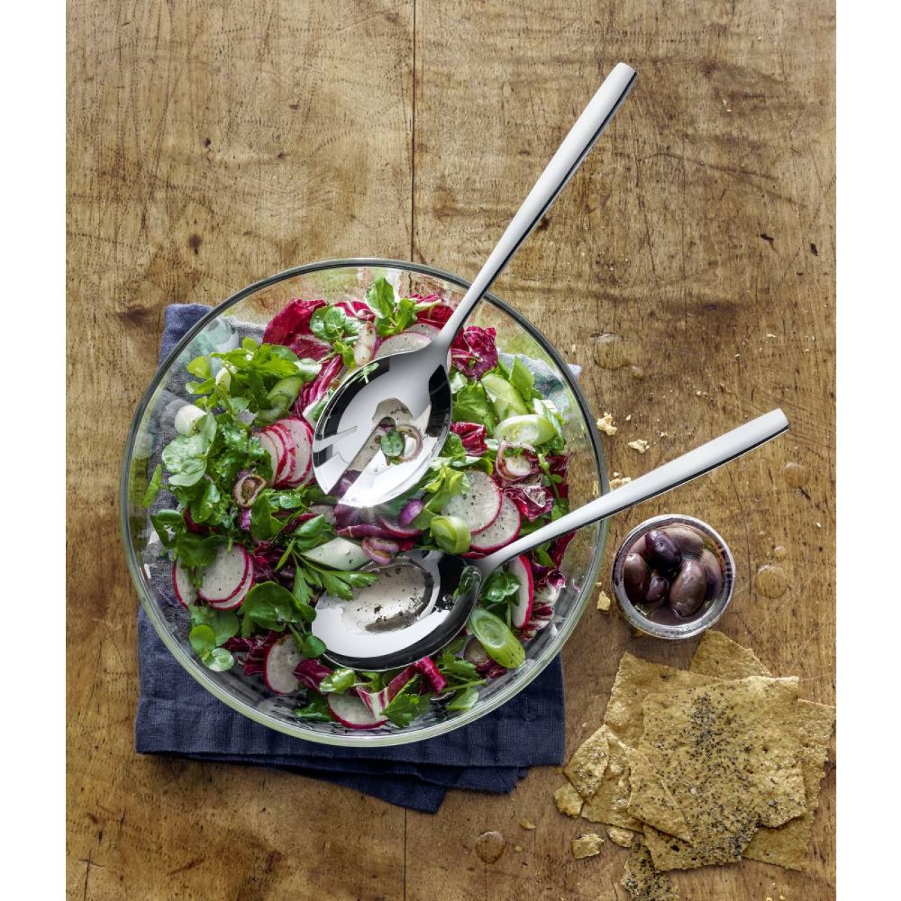 WMF Μπολ 23,5 εκ. & σετ σαλάτας σειρά Taverno Σερβίρισμα σαλάτας