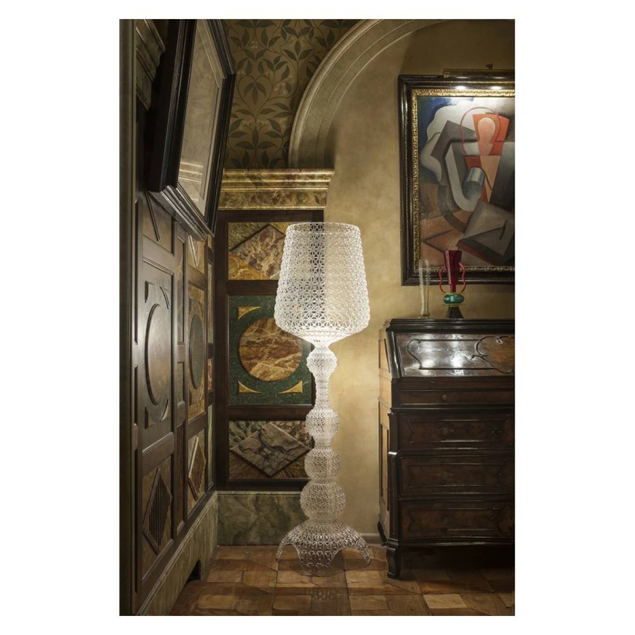 Kartell Επιδαπέδιο Φωτιστικό Crystal 165εκ. σειρά Kabuki Επιδαπέδια