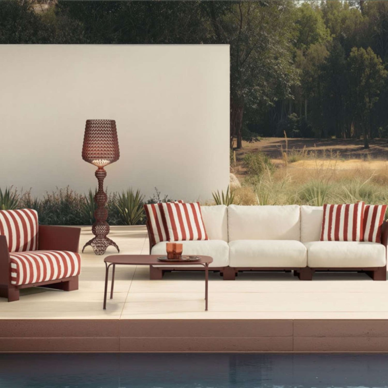 Kartell Φωτιστικό επιδαπέδιο Bordeaux σειρά Kabuki Επιδαπέδια Φωτιστικά
