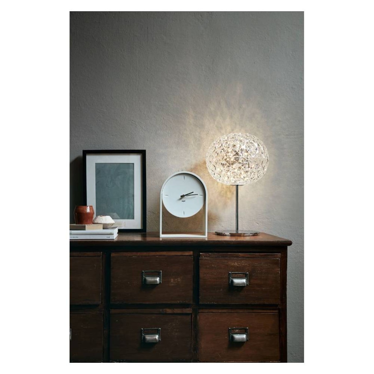 Kartell Λάμπα επιτραπέζια διάφανη 53cm σειρά Planet Επιτραπέζια