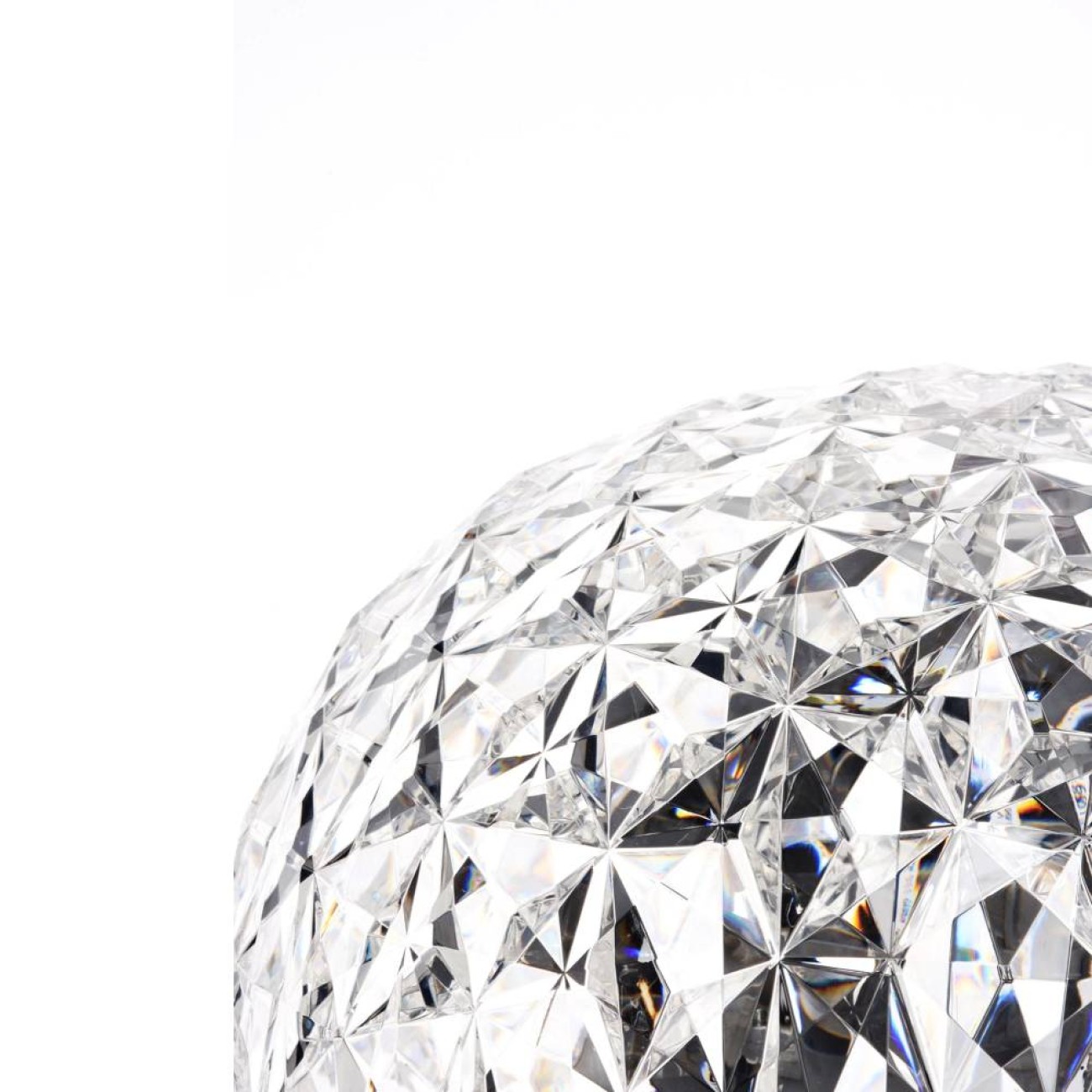 Kartell Λάμπα επιτραπέζια διάφανη 53cm σειρά Planet Επιτραπέζια