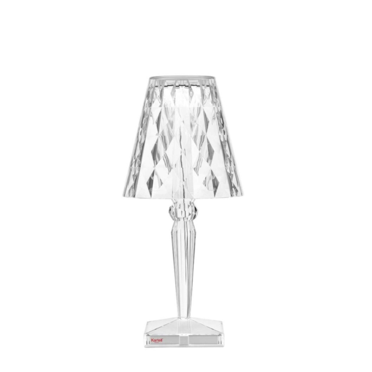 Kartell Λάμπα διάφανη 37,3cm σειρά Big Battery Επιτραπέζια