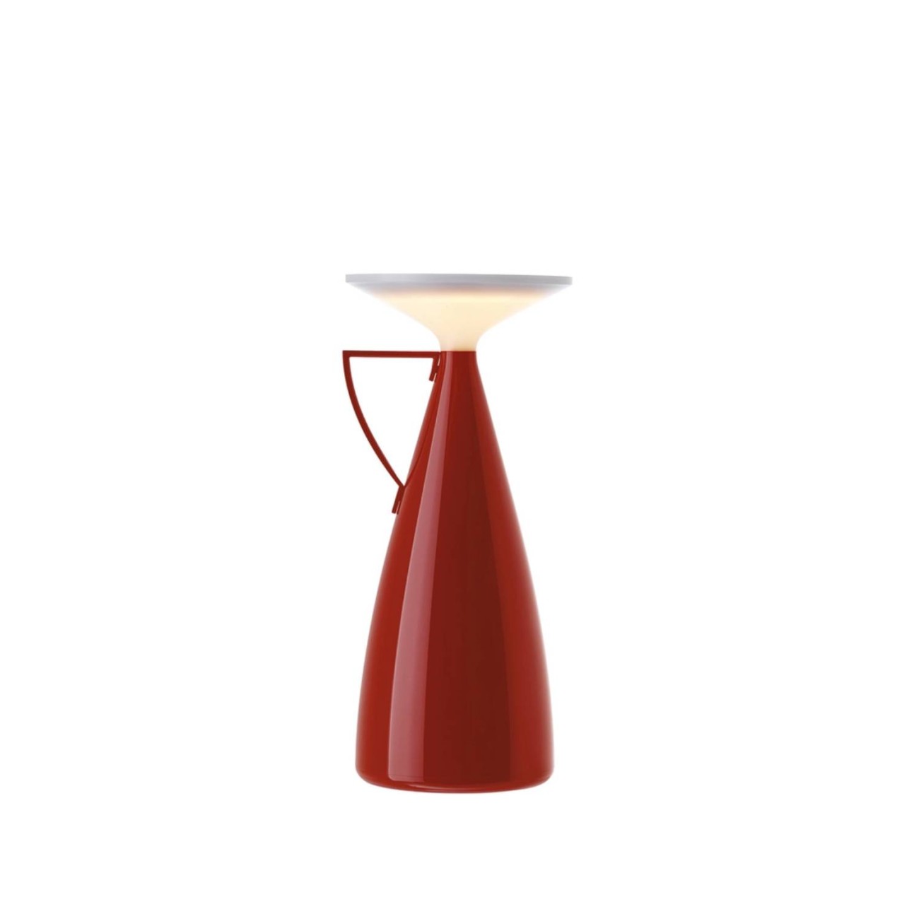 Kartell Λάμπα επαναφορτιζόμενη 23 εκ. burgundy σειρά Camomille Φωτιστικά