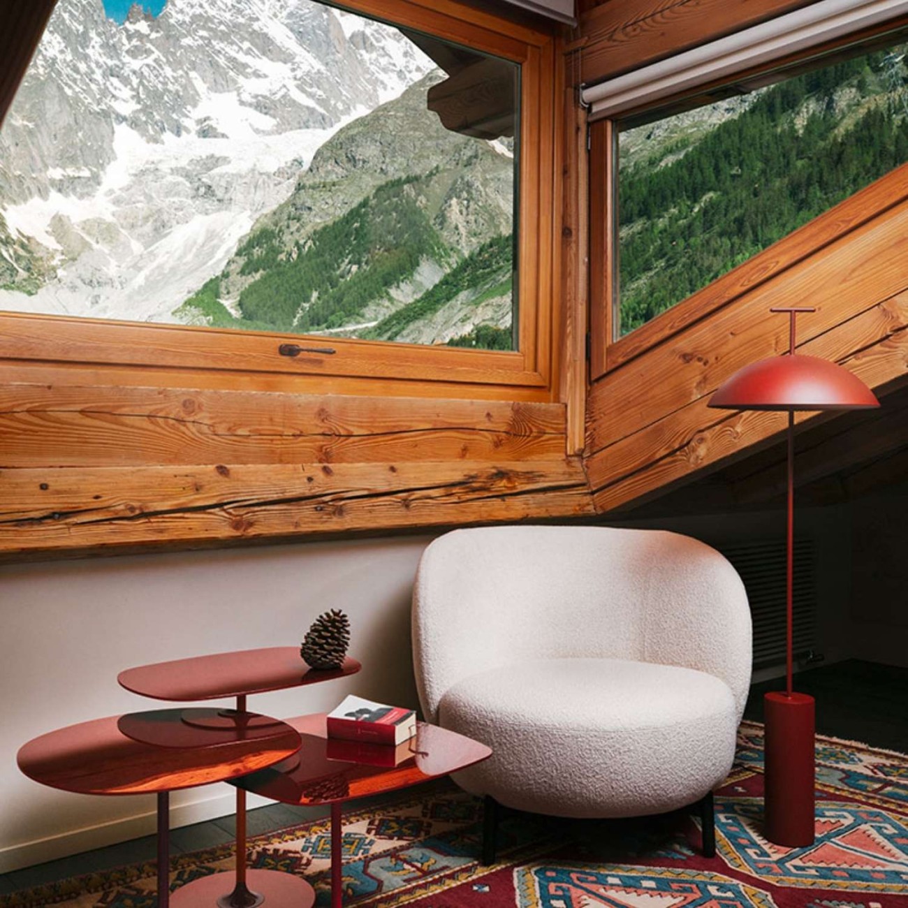 Kartell Λάμπα επιδαπέδια Brick Red σειρά Geen-A Επιδαπέδια Φωτιστικά
