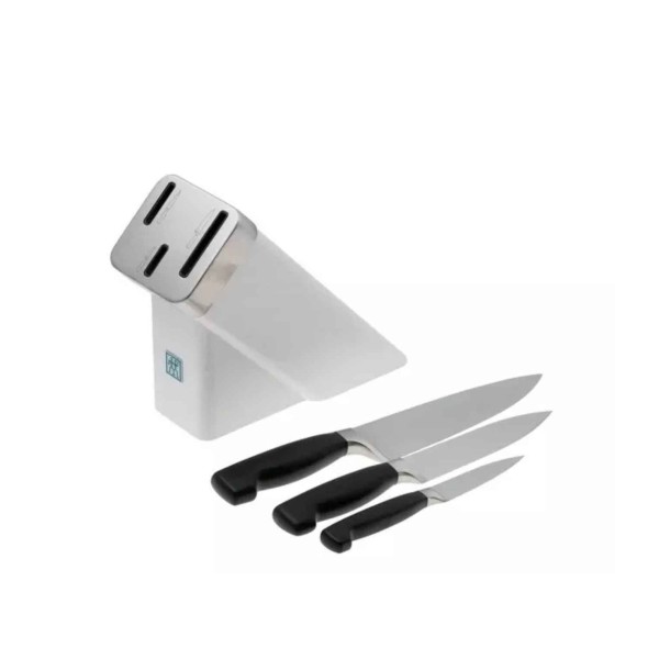 Zwilling J.A.Henckels Βάση μαχαιριών 4 τεμ. Rubberwood White σειρά ****Vier Sterne Zwilling J.A.Henckels Βάση μαχαιριών 4 τεμ. Rubberwood White σειρά ****Vier Sterne