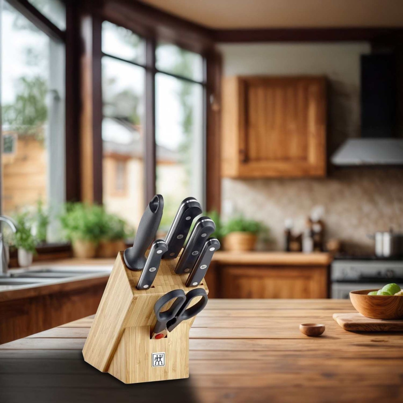 Zwilling J.A.Henckels Βάση μαχαιριών 7 τεμ. Bamboo Natural σειρά Zwilling Gourmet Βάσεις Μαχαιριών