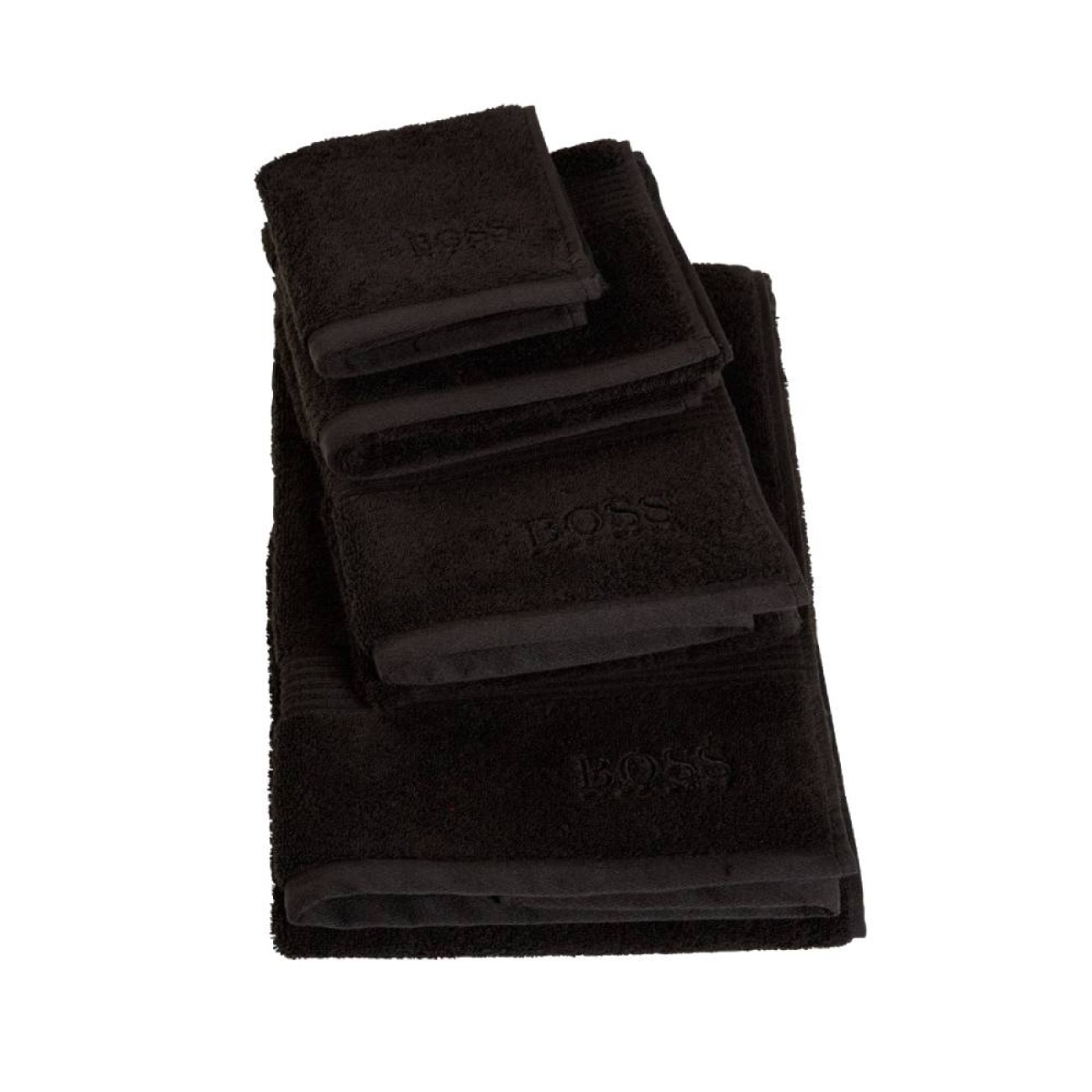Hugo Boss Πετσέτα προσώπου 50x100εκ χρώμα Μαύρο σειρά Loft
 Πετσέτες