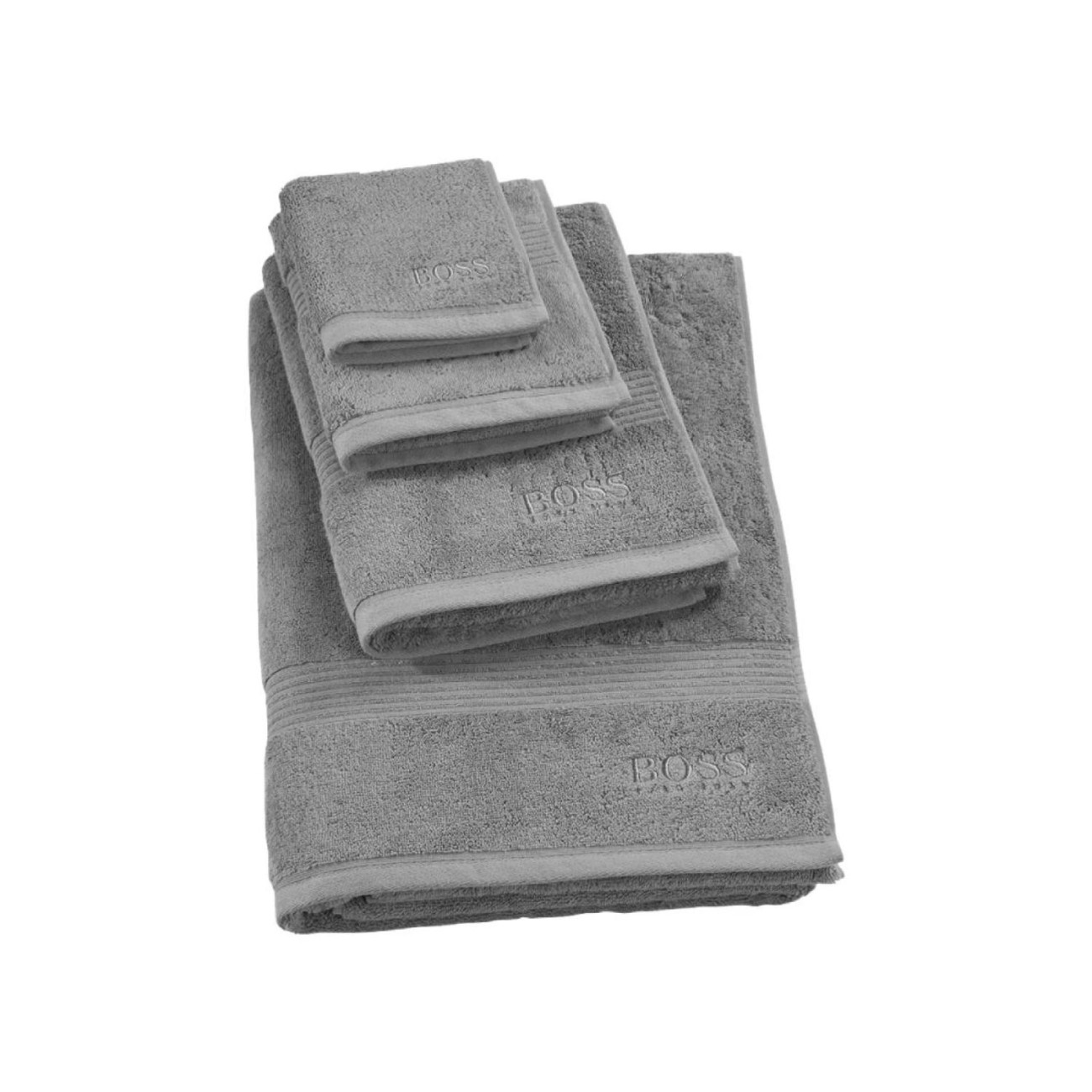 Hugo Boss Πετσέτα σώματος 100x150εκ χρώμα Γκρι σειρά Loft Πετσέτες
