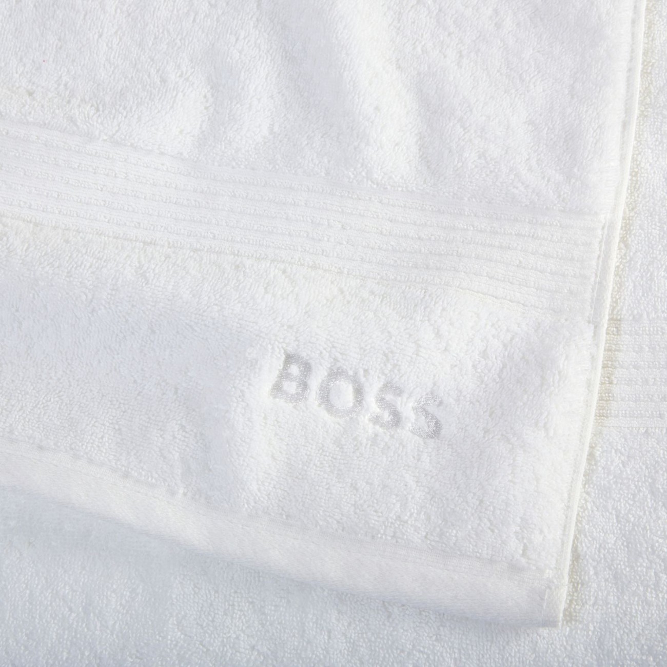 Hugo Boss Χαλάκι μπάνιου 60x90εκ Λευκό σειρά Loft Πατάκια Μπάνιου