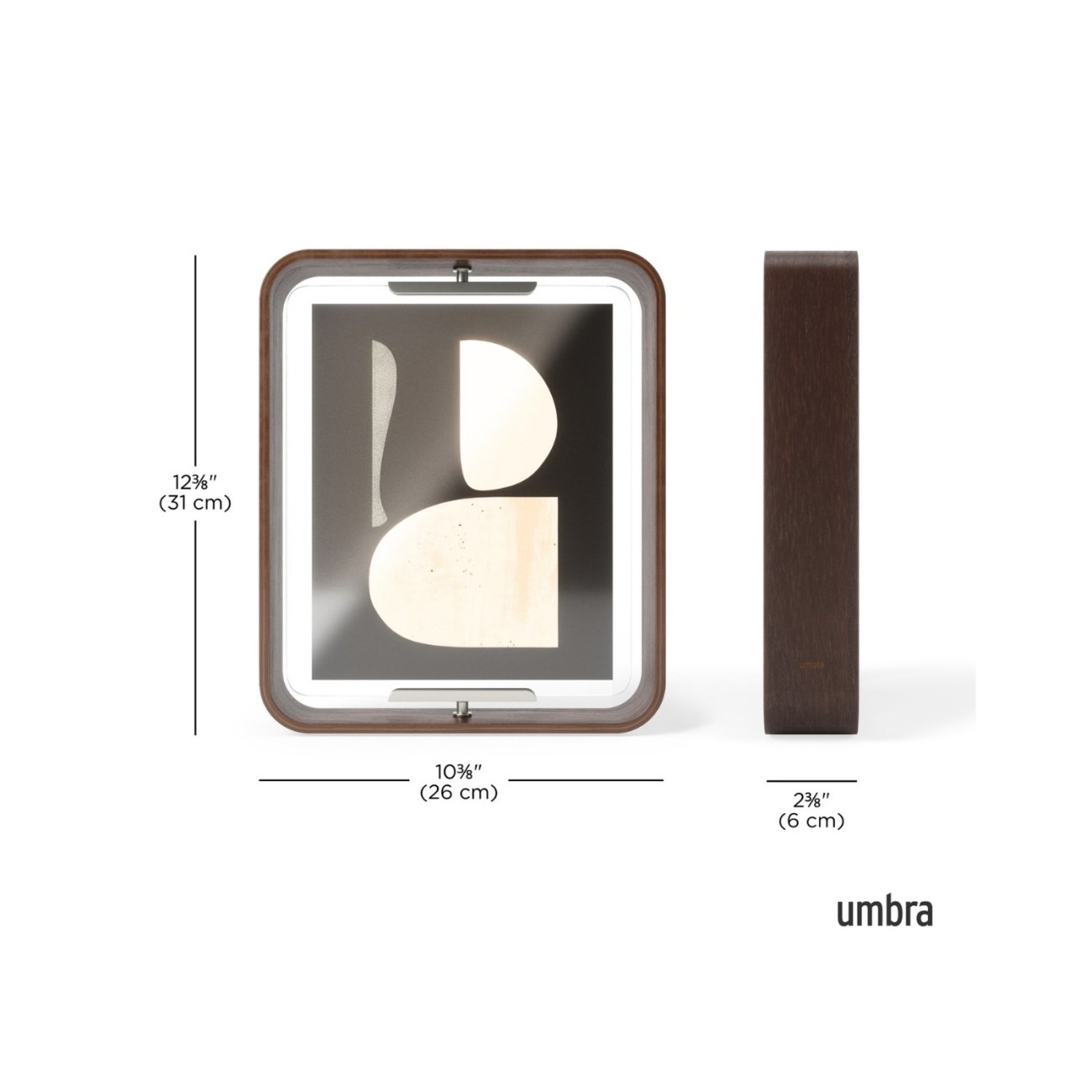 Umbra Φωτογραφοθήκη 20x25cm καρυδί σειρά Bellwood Φωτογραφοθήκες (κορνίζες)