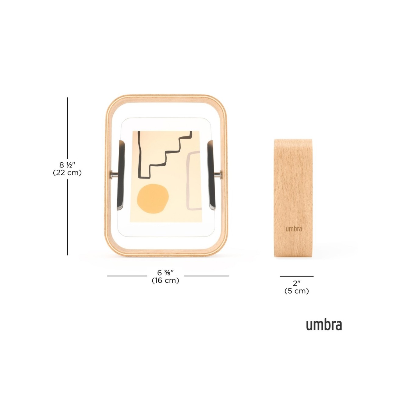 Umbra Φωτογραφοθήκη 10x15cm φυσικό ξύλο σειρά Bellwood Φωτογραφοθήκες (κορνίζες)