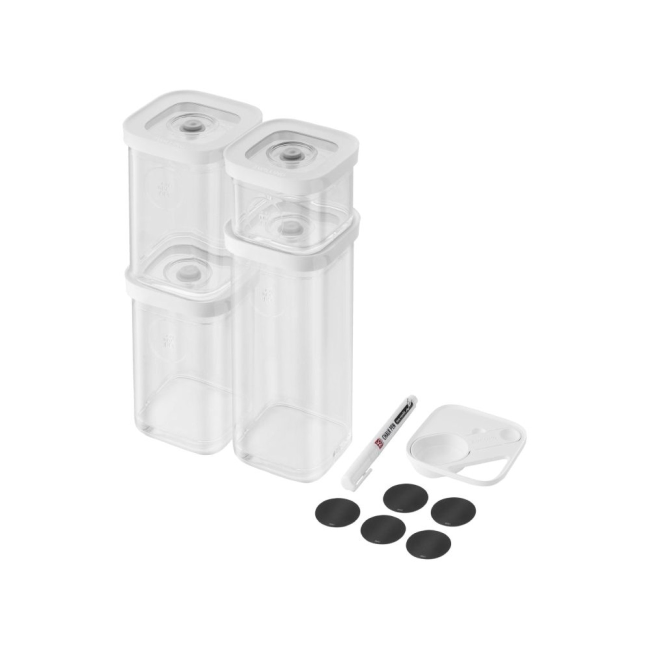 Zwilling J.A.Henckels Δοχεία τροφίμων S, σετ 6 τεμ. σειρά Cube Fresh & Save
 Δοχεία Τροφίμων