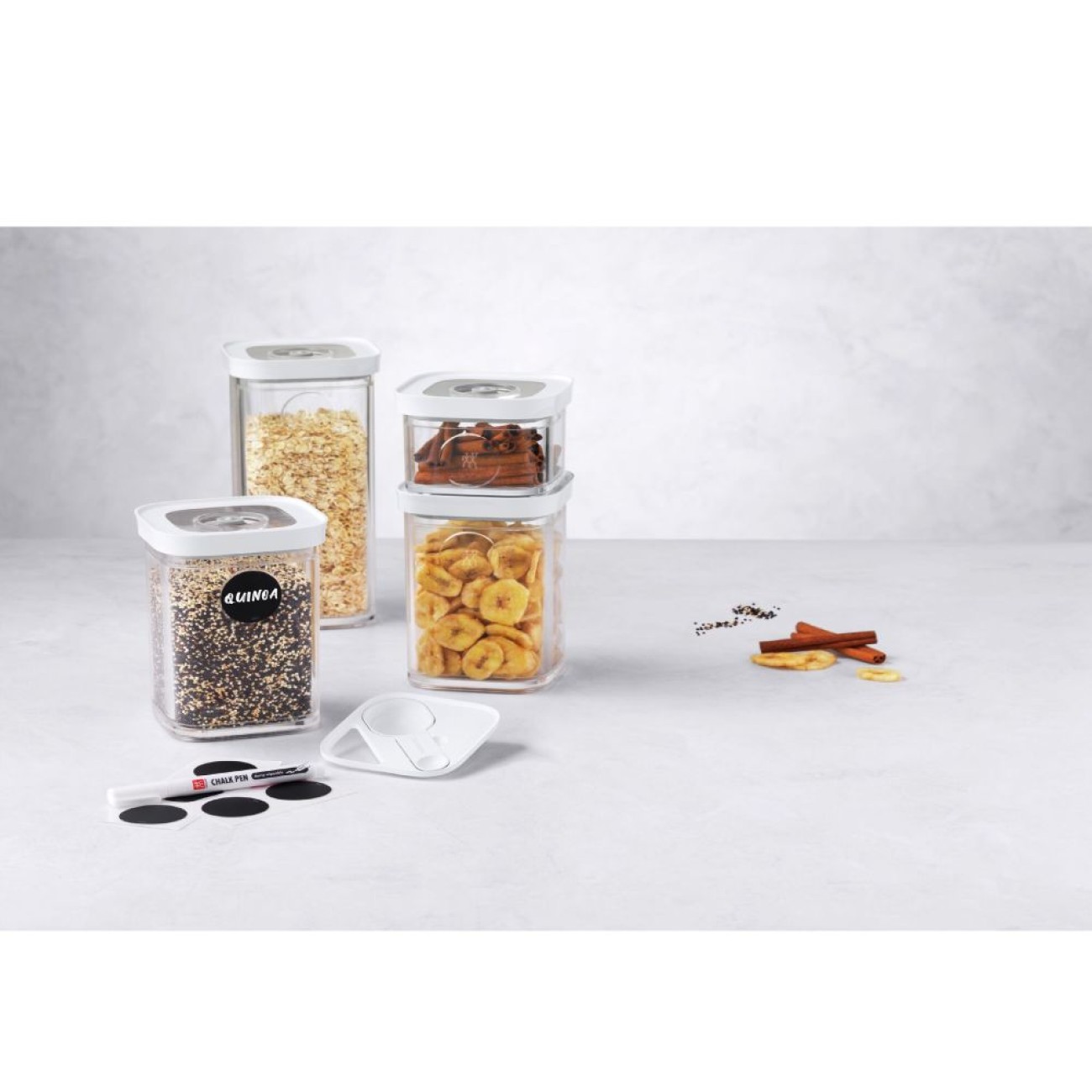 Zwilling J.A.Henckels Δοχεία τροφίμων S, σετ 6 τεμ. σειρά Cube Fresh & Save
 Δοχεία Τροφίμων