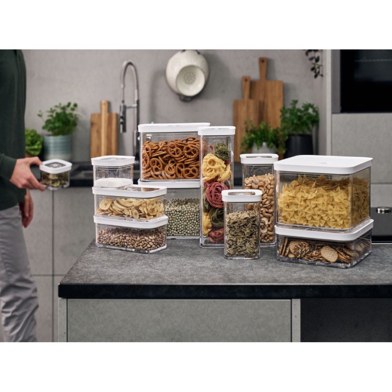 Zwilling J.A.Henckels Δοχεία τροφίμων S, σετ 6 τεμ. σειρά Cube Fresh & Save
 Δοχεία Τροφίμων