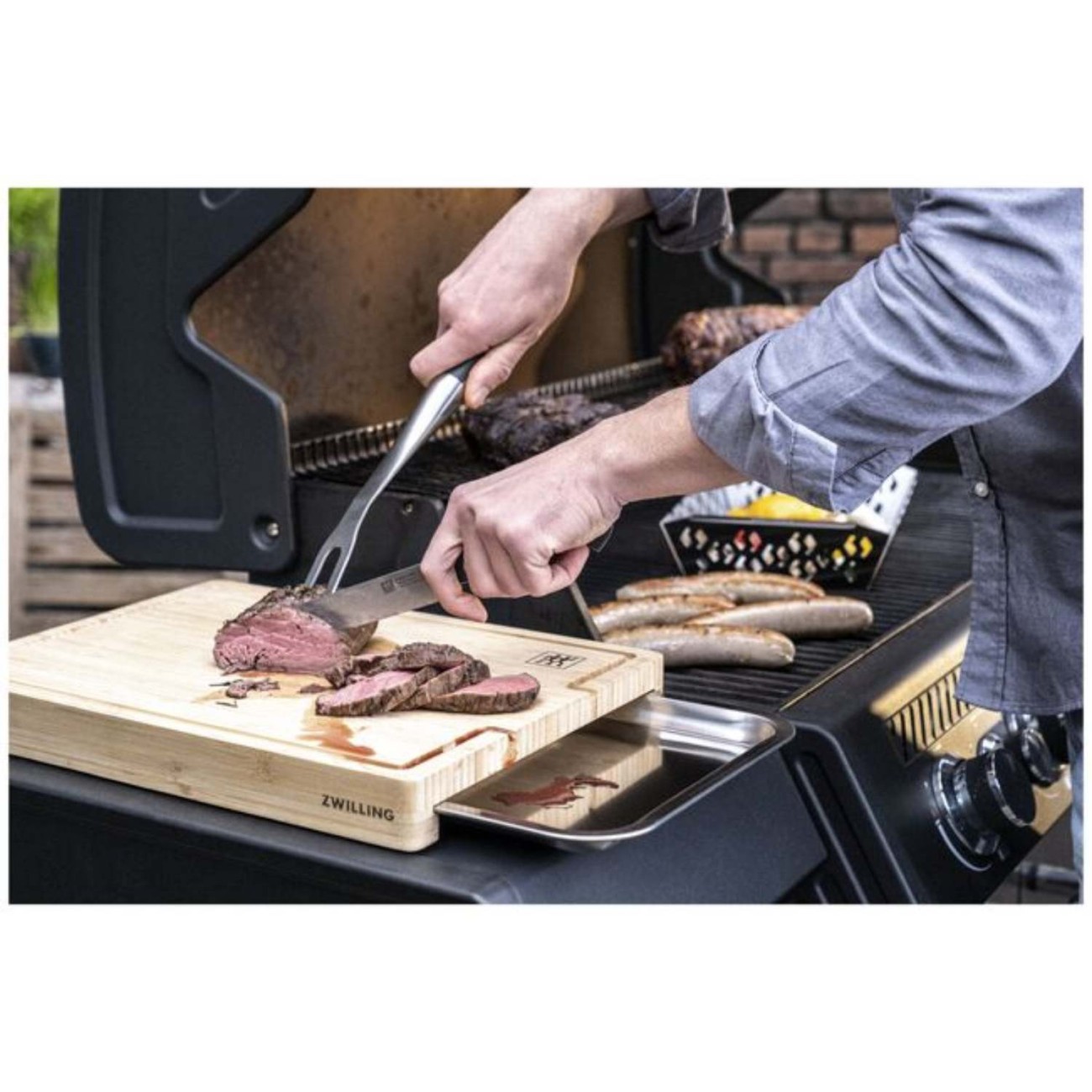 Zwilling J.A.Henckels Βάση κοπής 39Χ30 εκ. με συρτάρι σειρά BBQ+ Βάσεις Κοπής
