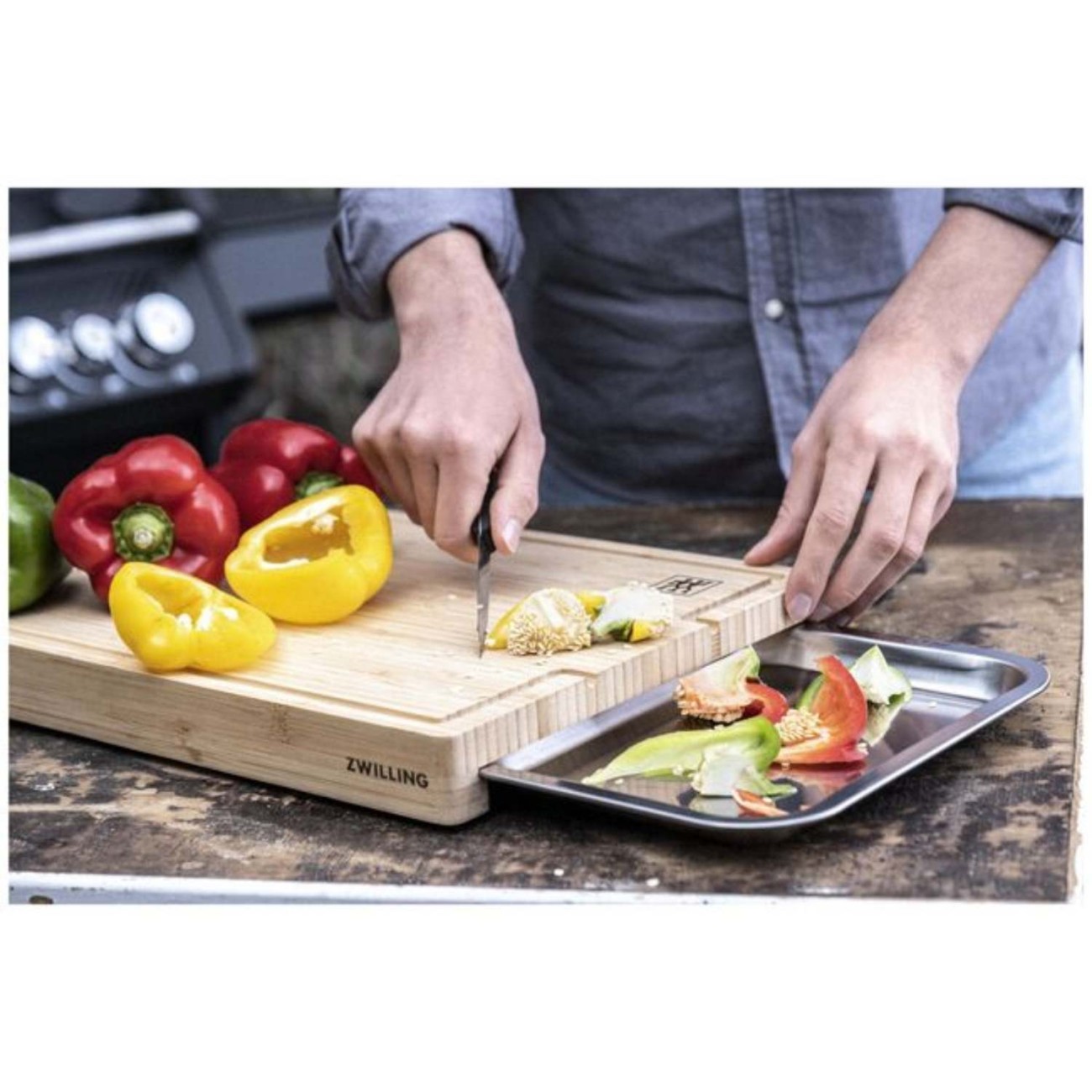 Zwilling J.A.Henckels Βάση κοπής 39Χ30 εκ. με συρτάρι σειρά BBQ+ Βάσεις Κοπής