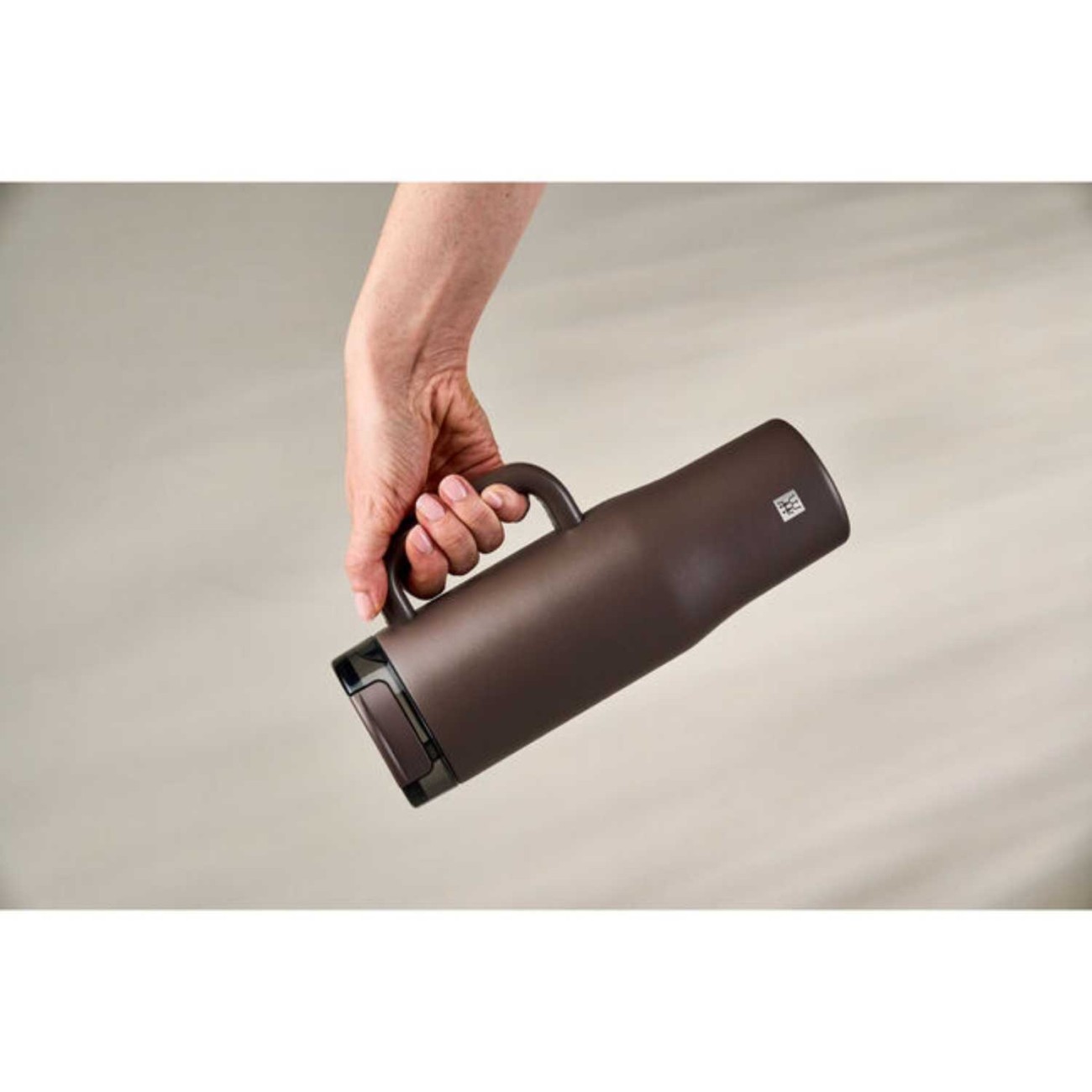 Zwilling J.A. Henckels Ισοθερμική κούπα με καλαμάκι 900ml ανοξείδωτη Chocolate σειρά Thermo Plus Θερμός Κανάτες/Κούπες