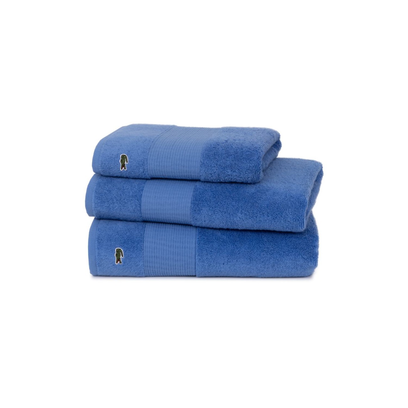 Lacoste Πετσέτα σώματος 100x150εκ. χρώμα Μπλε σειρά Le Croco Πετσέτες