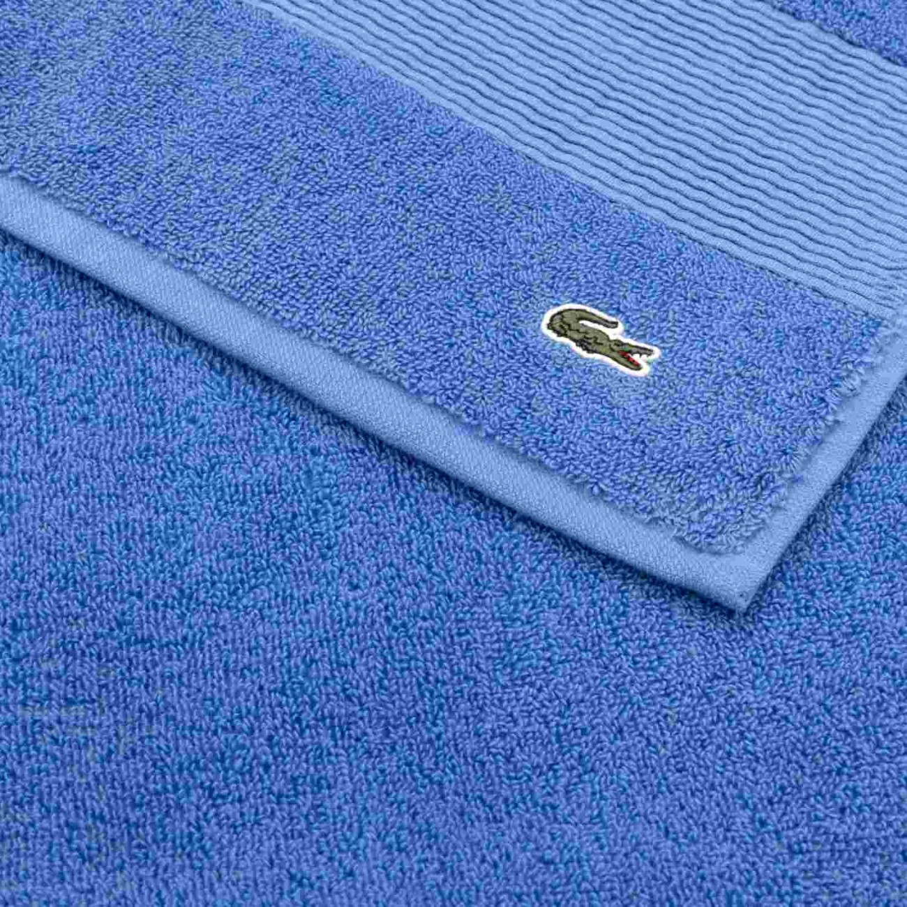 Lacoste Πετσέτα σώματος 100x150εκ. χρώμα Μπλε σειρά Le Croco Πετσέτες