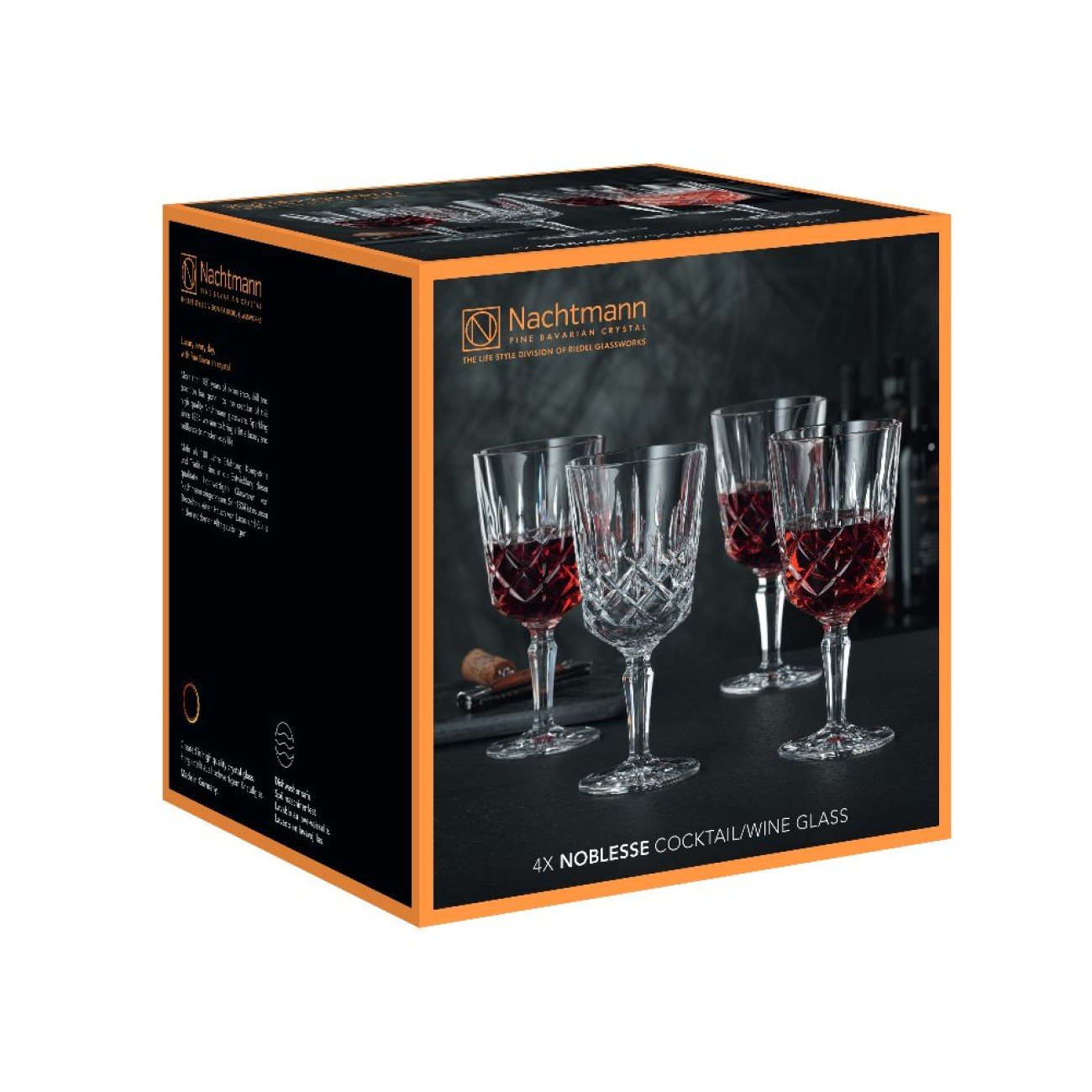 Nachtmann Σετ 4 τεμ. ποτήρια κρασιού/κοκτέιλ 335ml. σειρά Noblesse Noblesse by Nachtmann