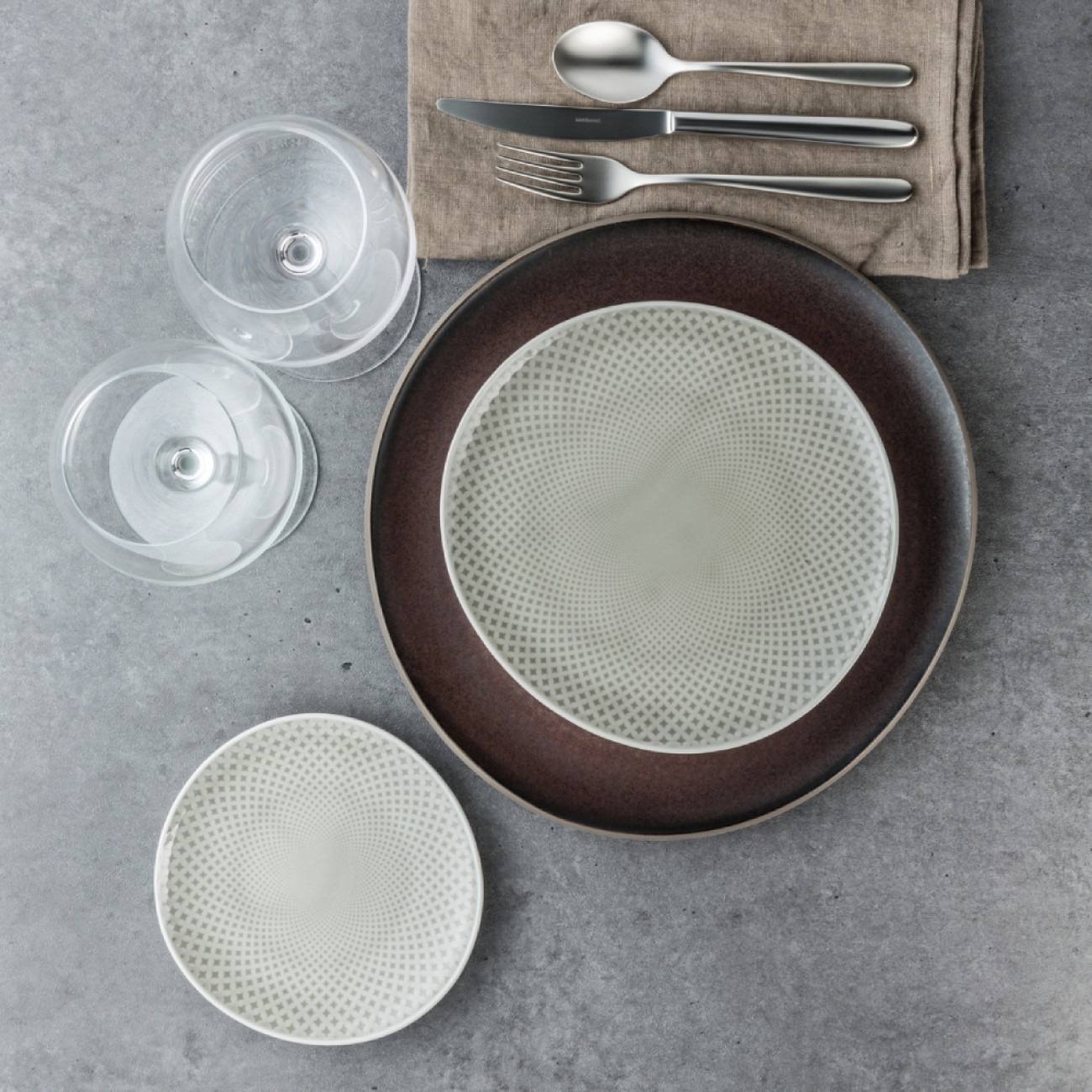 Rosenthal Πιάτο φρούτου 22εκ. σειρά Junto Pearl Grey Πιάτα φρούτου/γλυκού