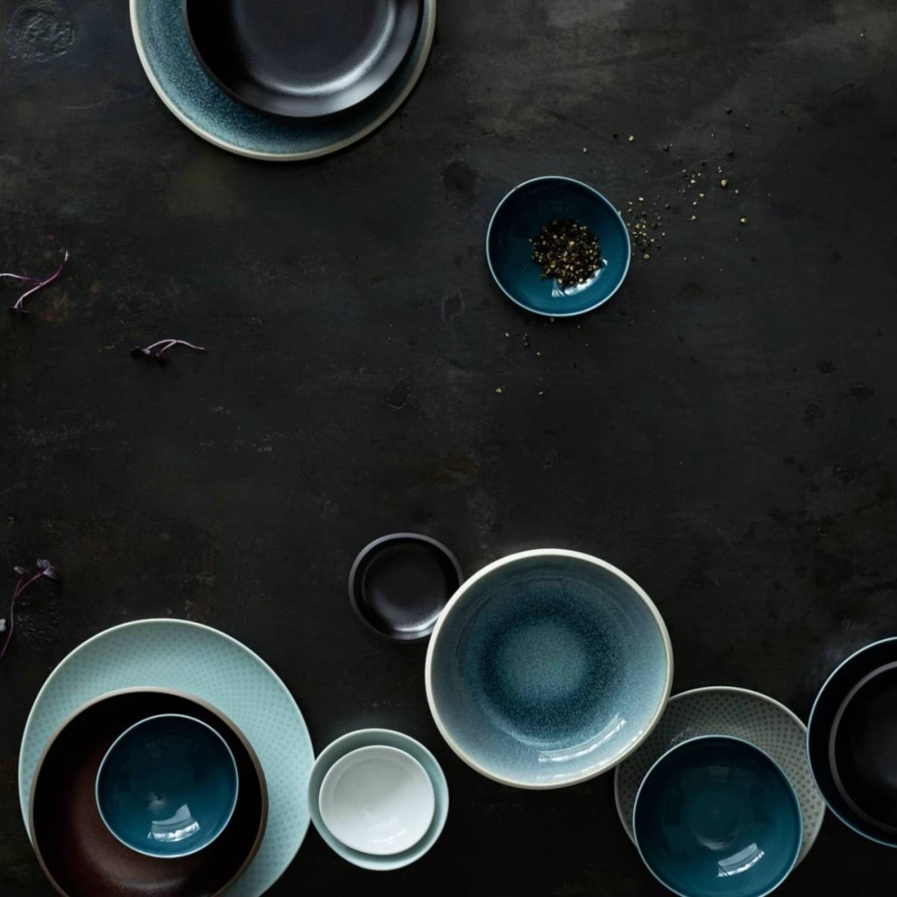 Rosenthal Πιάτο φαγητού 27 εκ. (με σχέδιο) σειρά Junto Opal Green Junto by Rosenthal