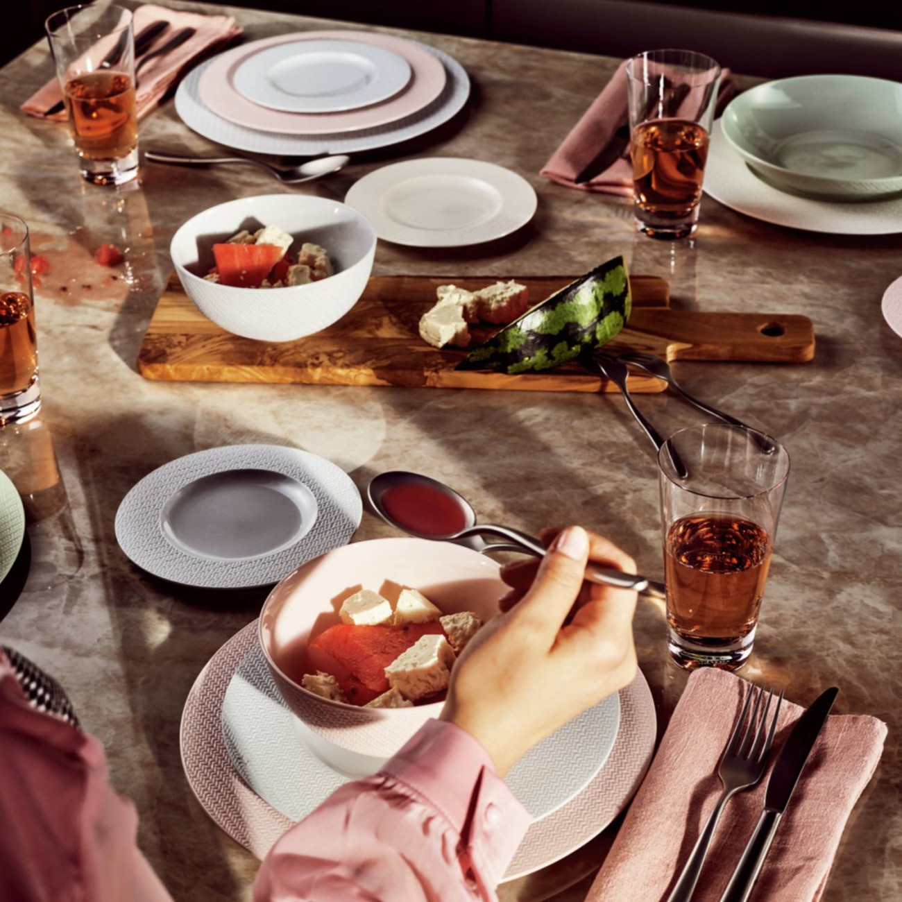 Rosenthal Πιάτο φρούτου 23 εκ. Rose Tone σειρά Kumi Πιάτα φρούτου/γλυκού