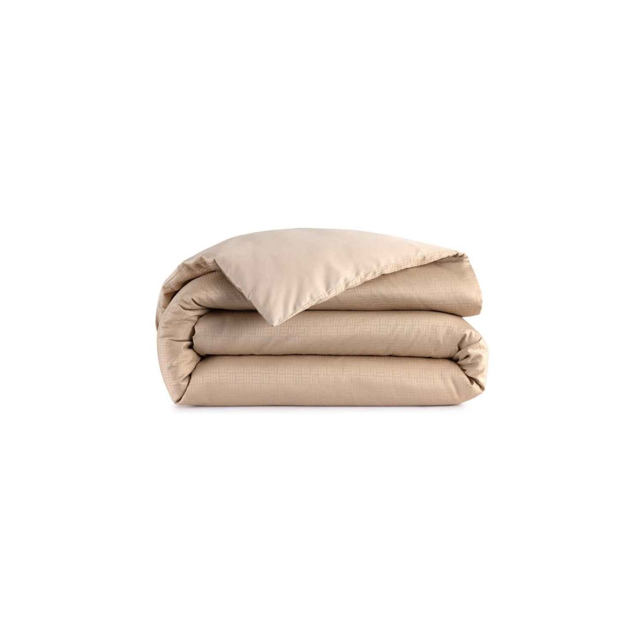 Hugo Boss Σετ σεντόνια 240x300εκ./270x300εκ. & 2 μαξιλαροθήκες 50x75εκ. Μπεζ σειρά Lattice Σεντόνια