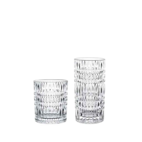 Nachtmann Σετ 8 τεμ ποτήρια (4 x νερού/αναψυκτικού 434 ml + 4 x χυμού/ουίσκυ 294 ml) σειρά Ethno
