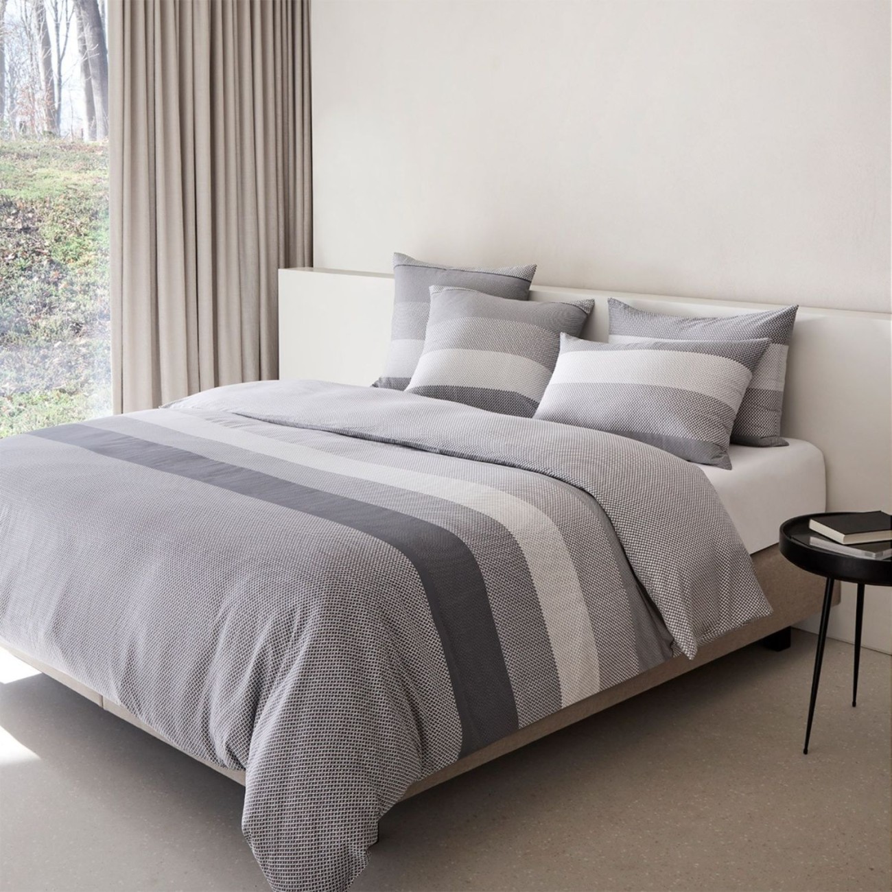 Hugo Boss Παπλωματοθήκη 240x220εκ. γκρι σειρά Logan Παπλωματοθήκες
