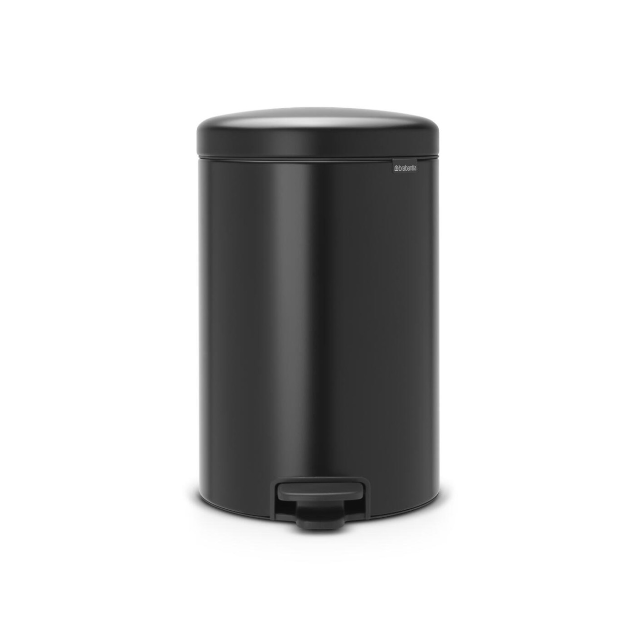 Brabantia Δοχείο απορριμάτων 20 λτ. Matt Black σειρά New Icon Κάδοι Κουζίνας