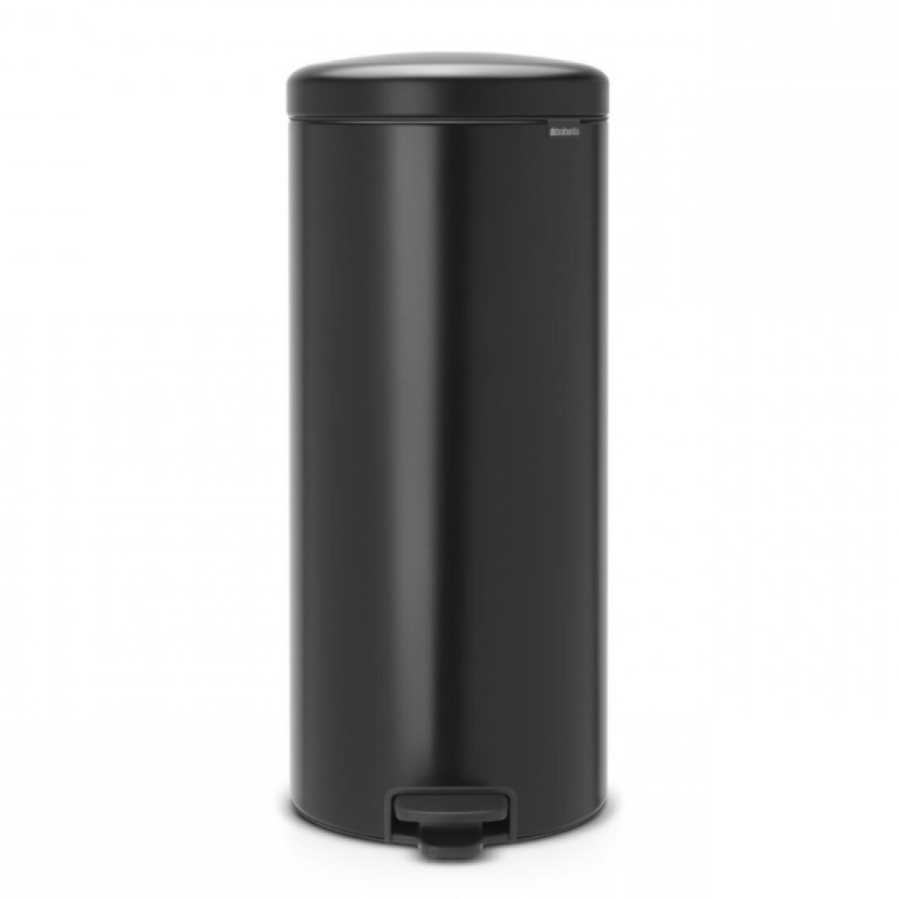 Brabantia Δοχείο απορριμάτων 30 λτ. Matt Black σειρά New Icon Κάδοι Κουζίνας