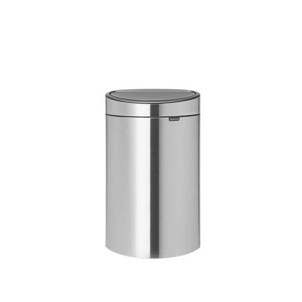 Brabantia Δοχείο απορριμμάτων 40 λτ. Matt Steel Fingerprint Proof σειρά Touch Bin New Brabantia Δοχείο απορριμμάτων 40 λτ. Matt Steel Fingerprint Proof σειρά Touch Bin New