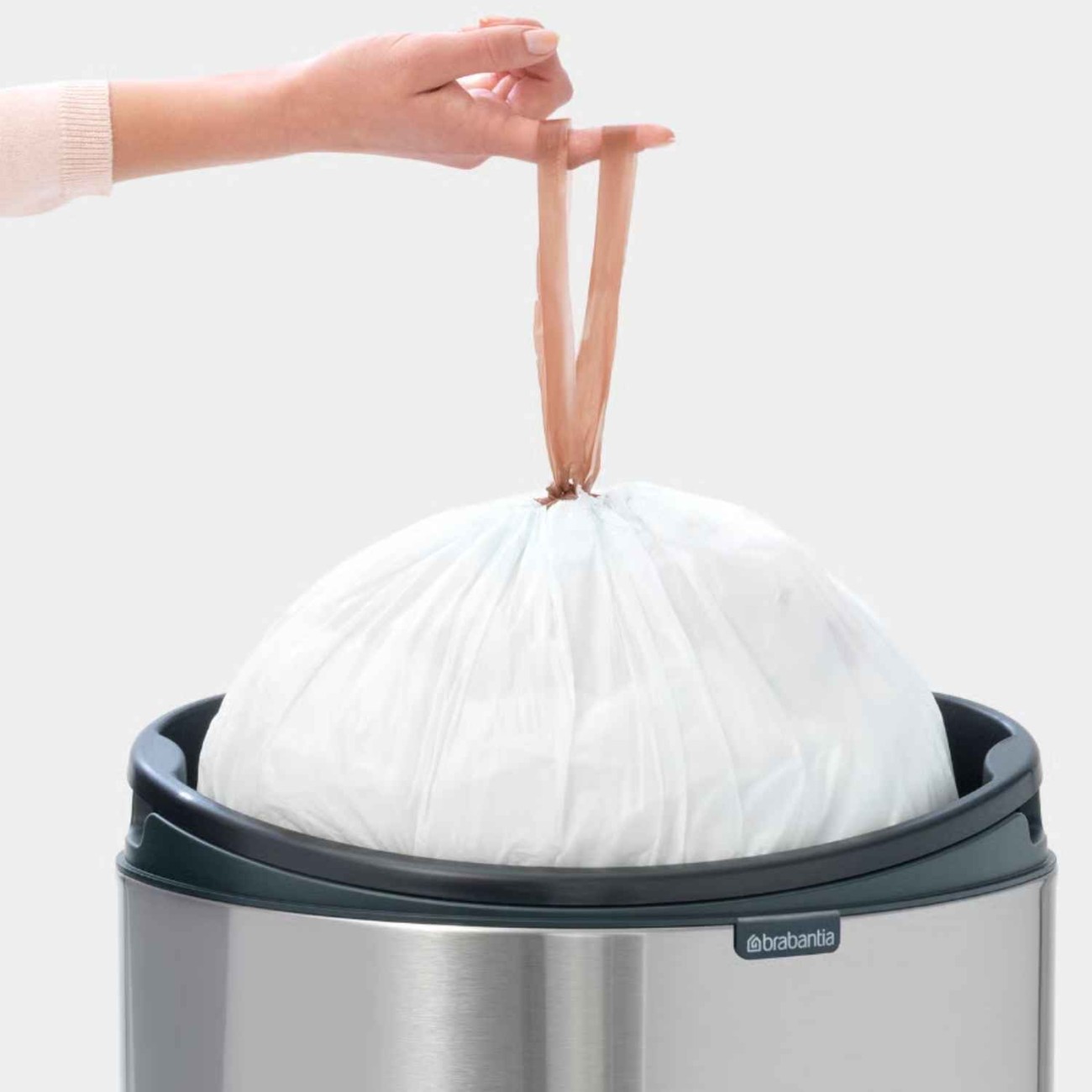 Brabantia Δοχείο απορριμμάτων 40 λτ. Matt Steel Fingerprint Proof σειρά Touch Bin New Κάδοι Κουζίνας