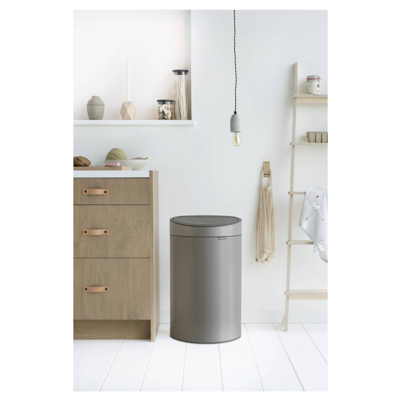 Brabantia Δοχείο απορριμάτων 40lt. Platinum σειρά Touch Bin New Κάδοι Κουζίνας