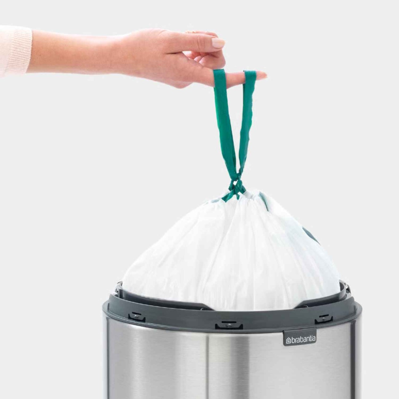 Brabantia Δοχείο απορριμμάτων 30 λτ. Matt Steel Fingerprint Proof σειρά Touch Bin New Κάδοι Κουζίνας