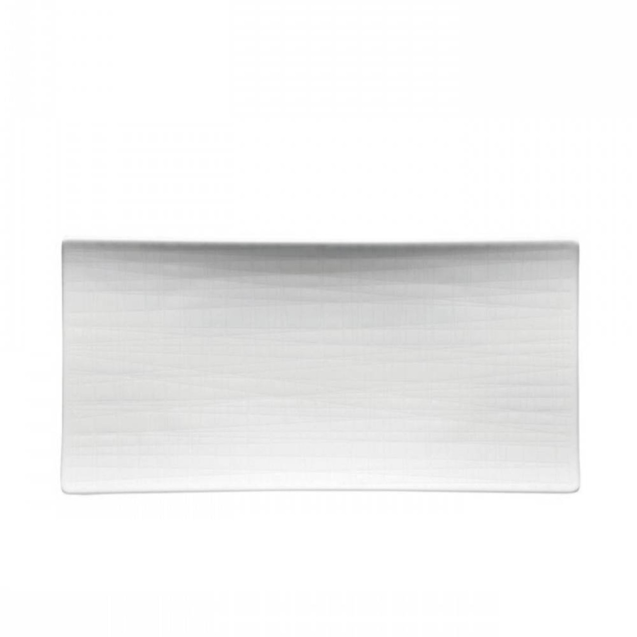 Rosenthal Πιατέλα ρηχή 26x13 εκ. σειρά Mesh White Πιατέλες Σερβιρίσματος