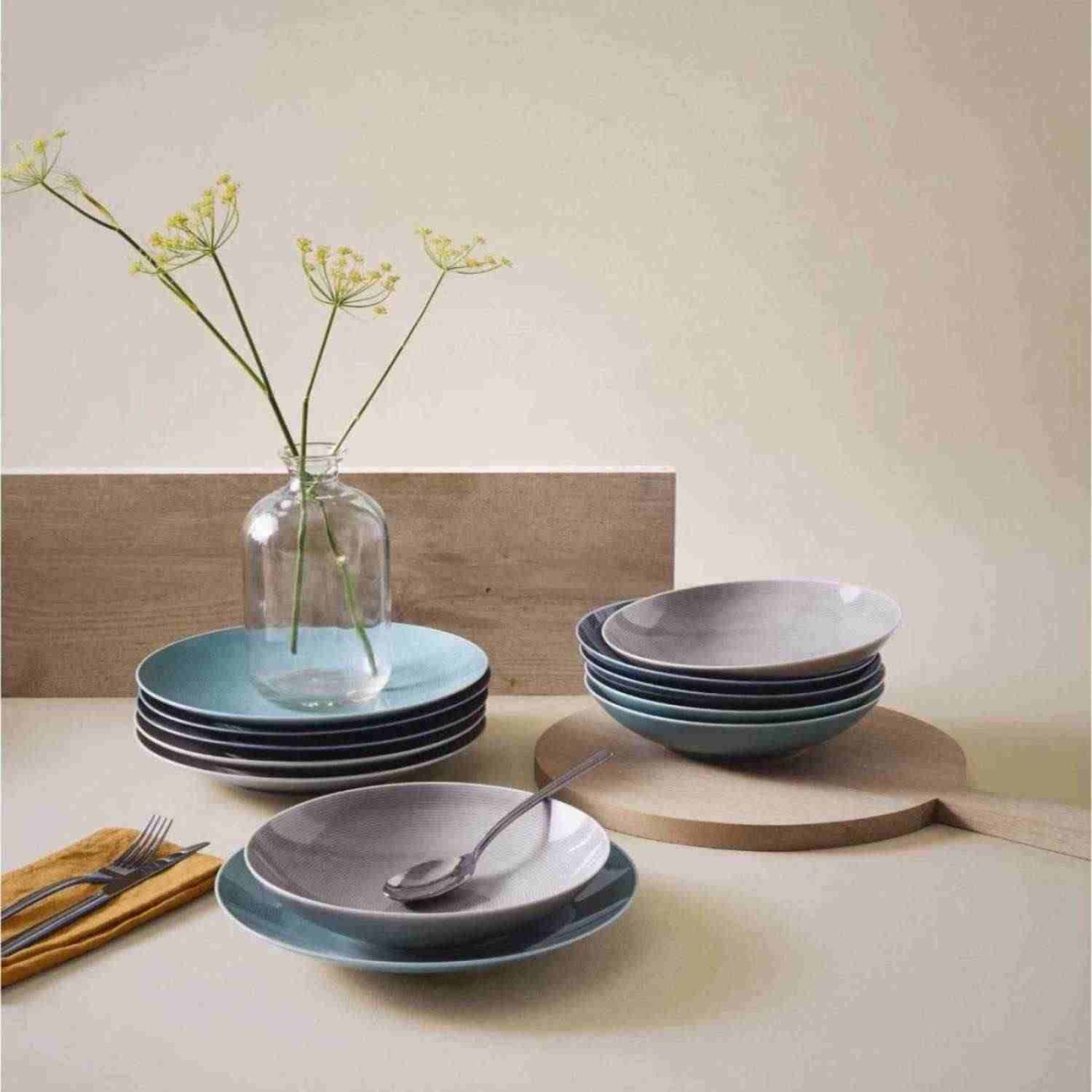 Thomas Πιάτο φρούτου 22 cm Moon Grey σειρά Loft Colors Loft by Thomas