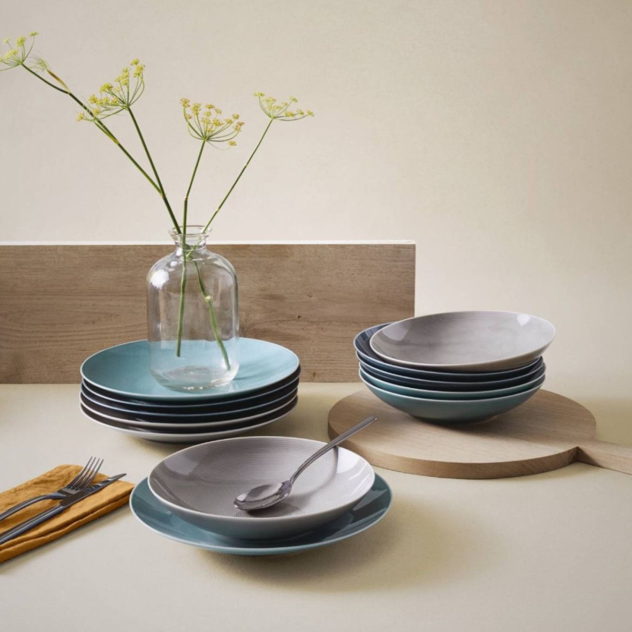 Thomas Πιάτο 16,5 cm καφέ Moon Grey σειρά Loft Colors Loft by Thomas