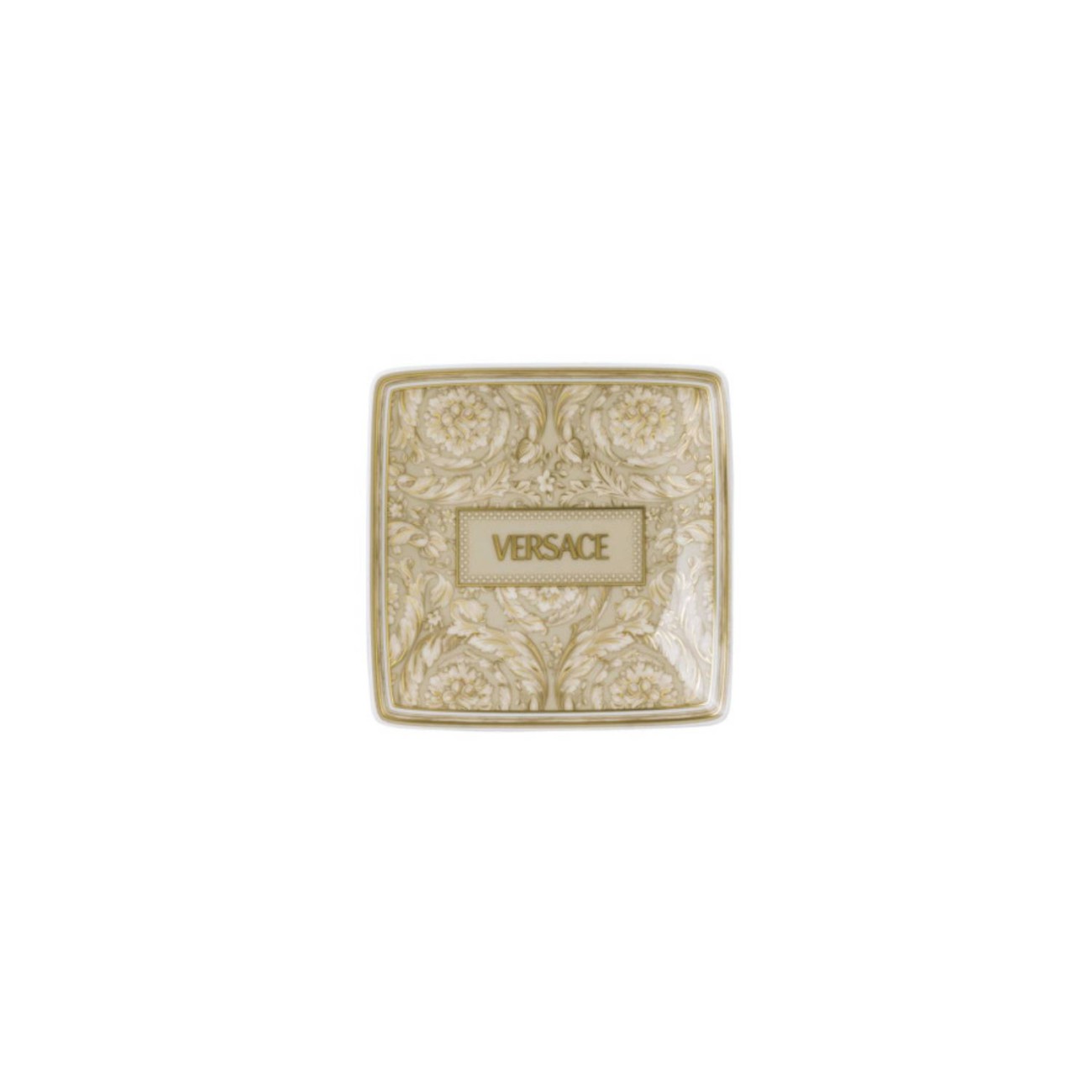 Rosenthal/Versace Πιάτο 12Χ12 εκ. σειρά Barocco Beige Versace 