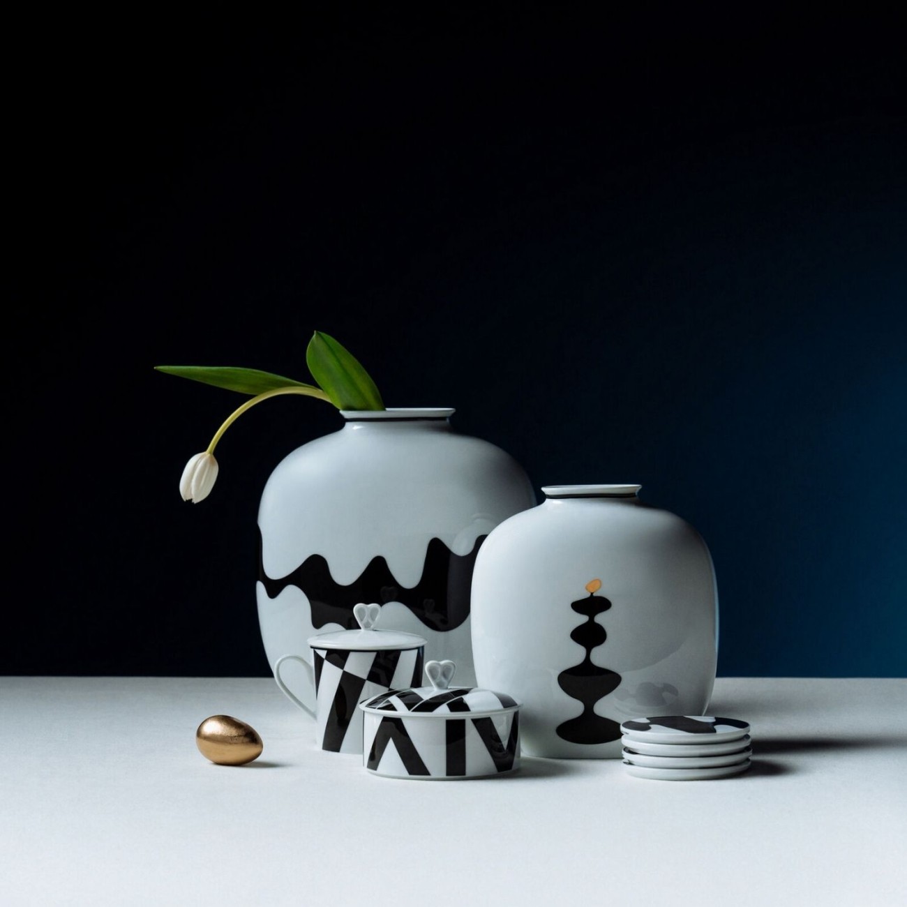 Rosenthal Πιάτο 12Χ12 εκ. Harlekin σειρά Home Monochrome 