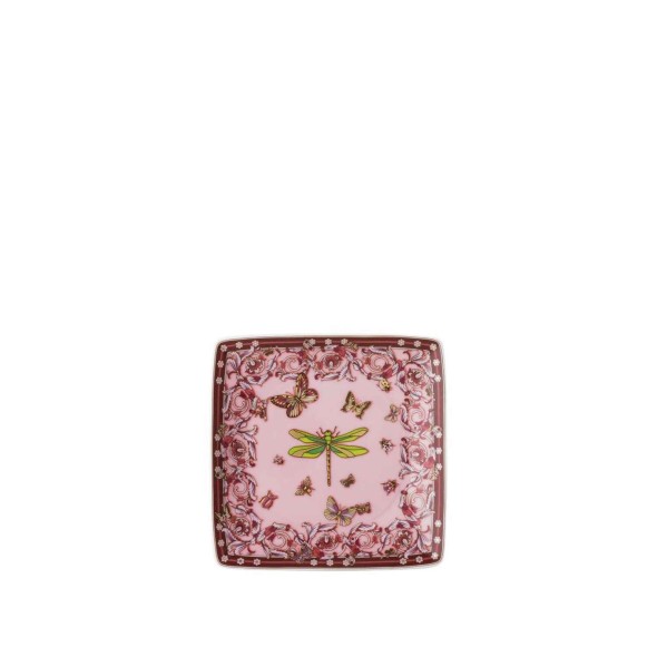 Rosenthal/Versace Πιάτο 12Χ12 εκ. Pink 30 Years σειρά Le Jardin De Versace