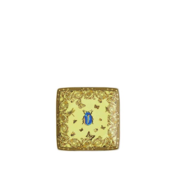 Rosenthal/Versace Πιάτο 12Χ12 εκ. Yellow 30 Years σειρά Le Jardin De Versace