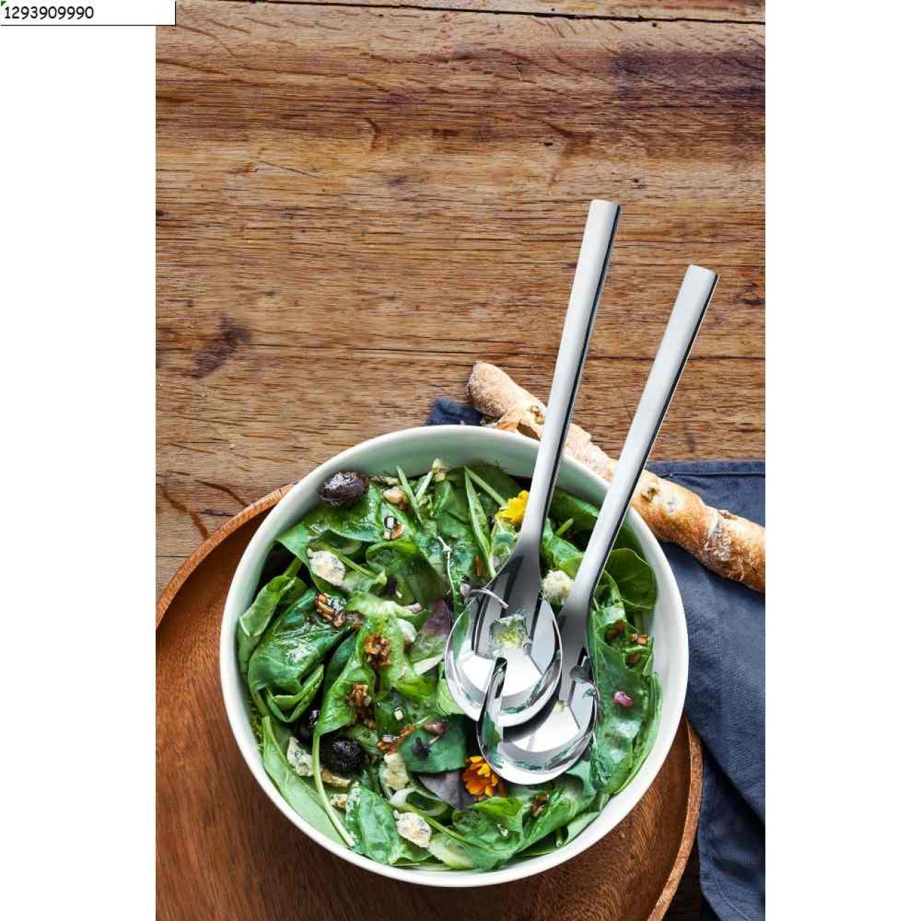 WMF Μπολ πορσελάνης 25 εκ. & σετ σαλάτας 30 εκ. σειρά Nuova Σερβίρισμα σαλάτας