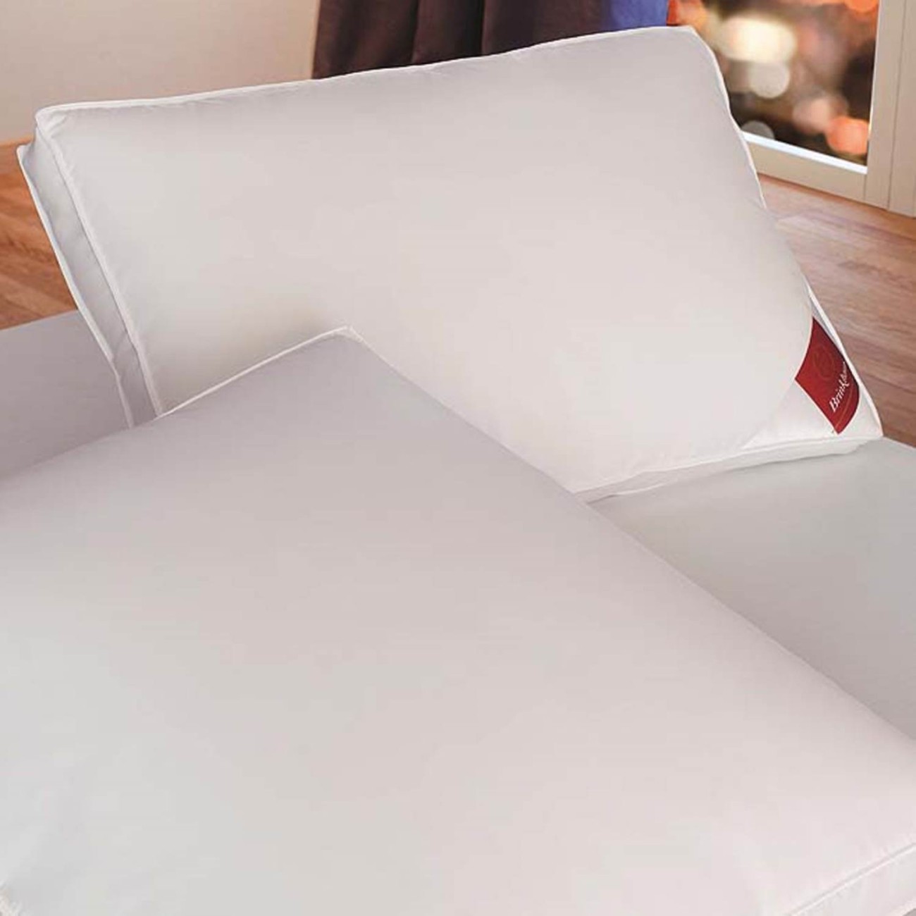 Brinkhaus Μαξιλάρι ύπνου λευκό 50Χ70εκ. μέτριο σειρά Glamour 3-Chamber 