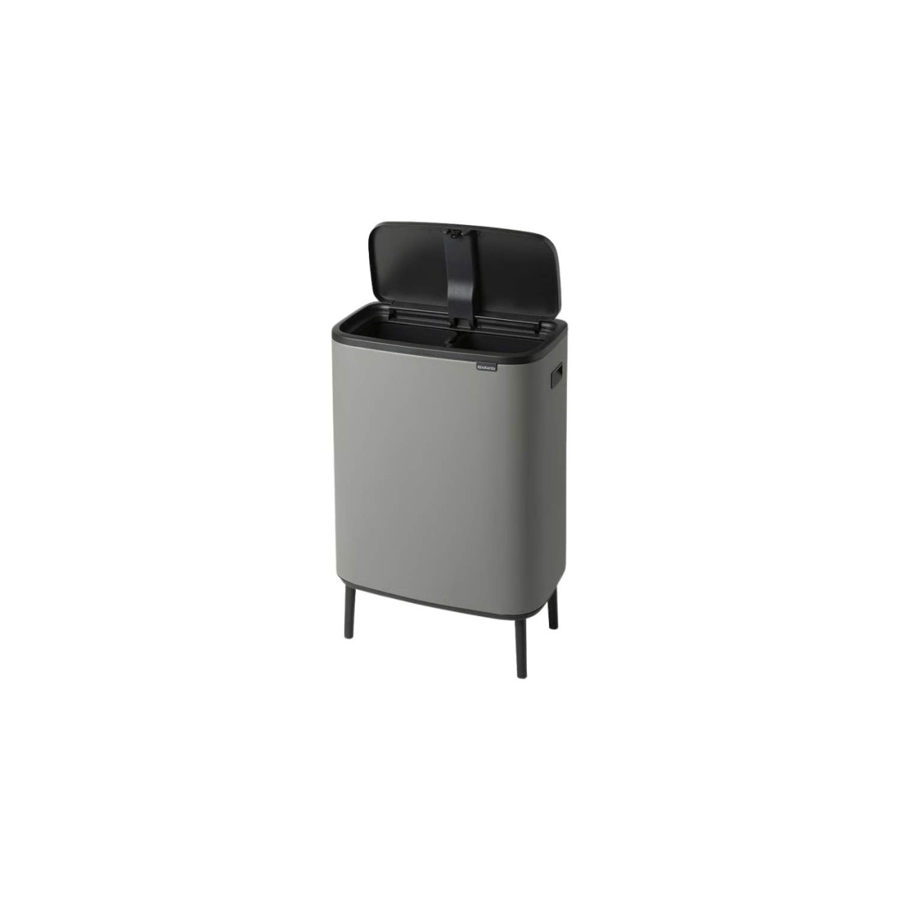 Brabantia Δοχείο απορριμμάτων Touch Bin Hi 2x30lt Mineral Grey σειρά BO Κάδοι Κουζίνας