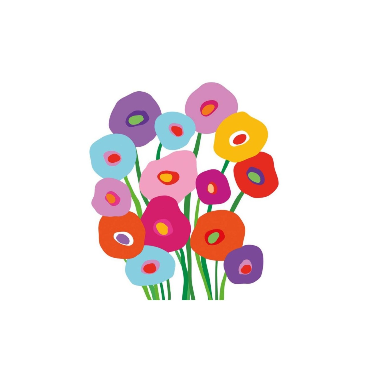Paperproducts Design - PPD Χαρτοπετσέτα 33x33cm σειρά Super Bouquet Αξεσουάρ Σερβιρίσματος