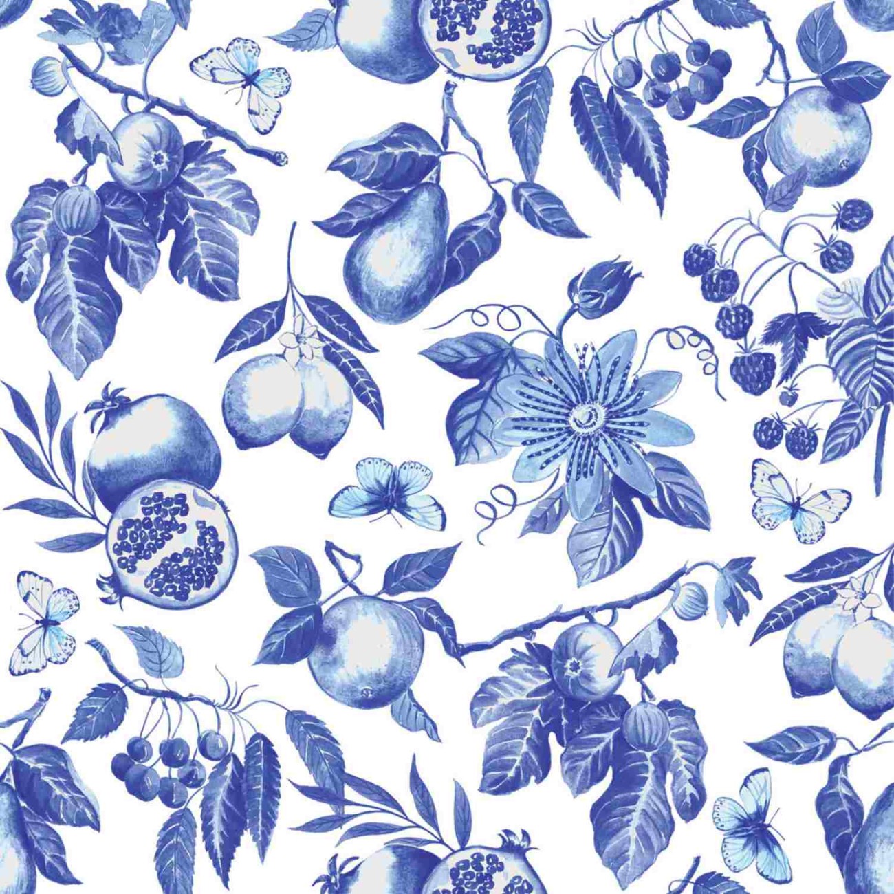 Paperproducts Design - PPD Χαρτοπετσέτα 33x33cm σειρά Blue Toile Τραπεζομάντηλα/Runner/Σουπλά/Χαρτοπετσέτες